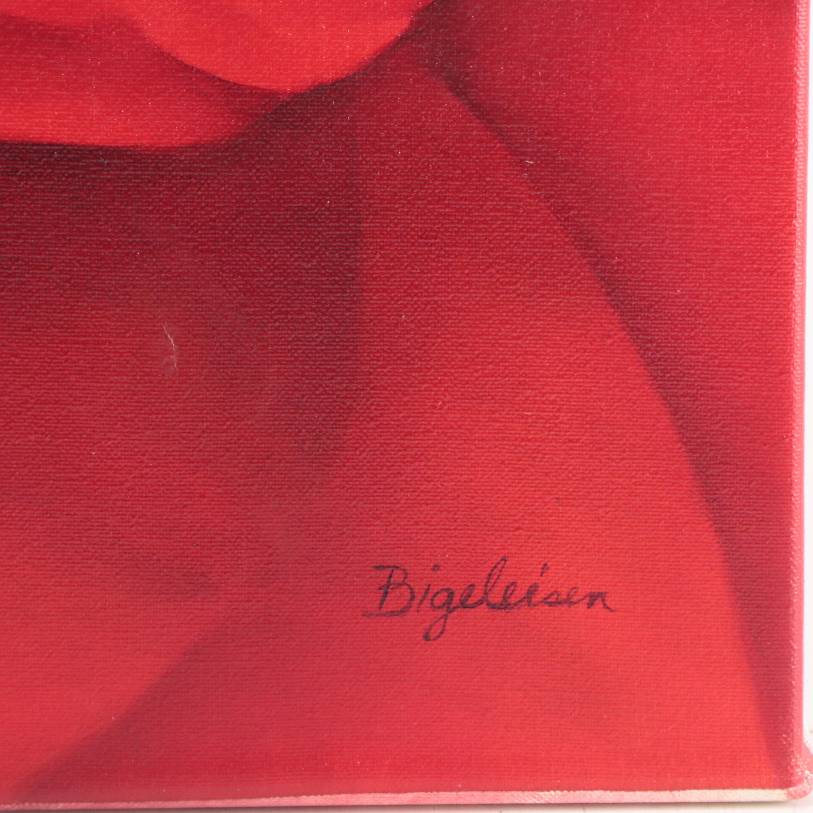 Deborah Bigeleisen Oil Painting of Flower, 21st Century