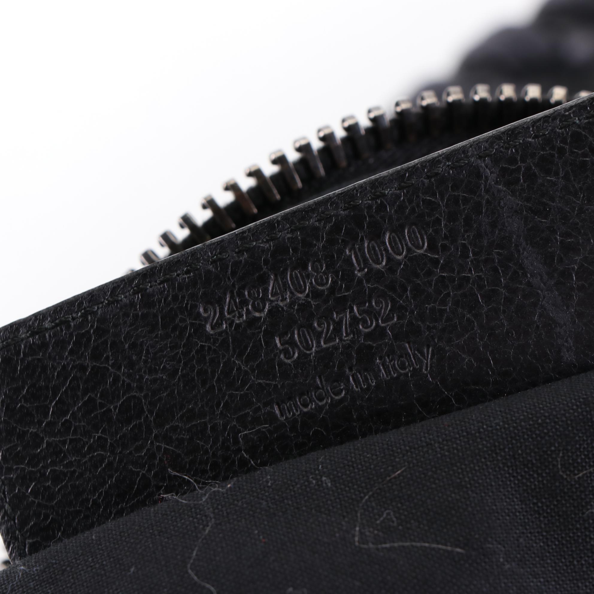 Balenciaga Classic Polo Squash Bag in Black Leather