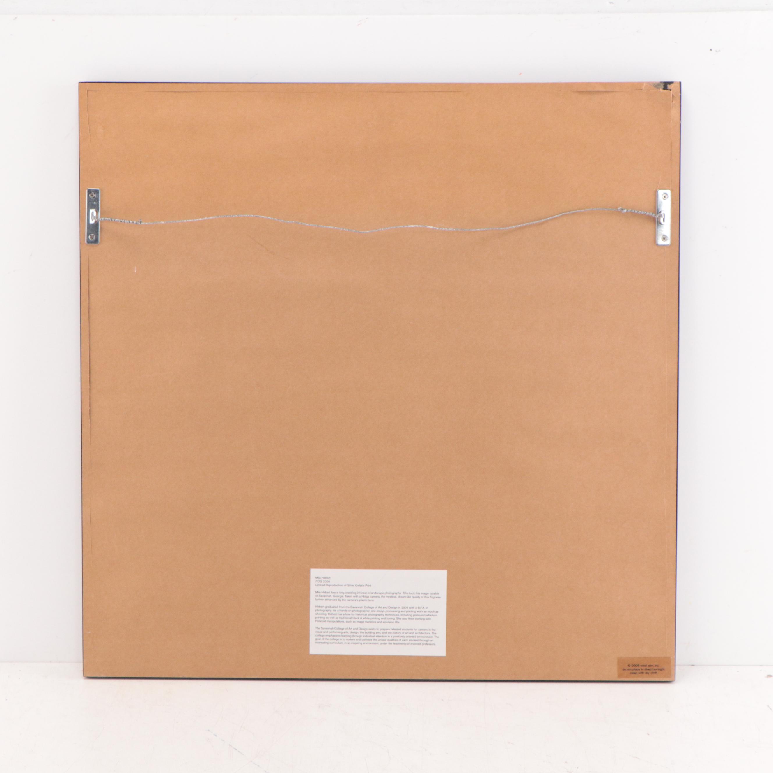 Miia Hebert Offset Lithograph of Foggy Landscape "FOG 2000"