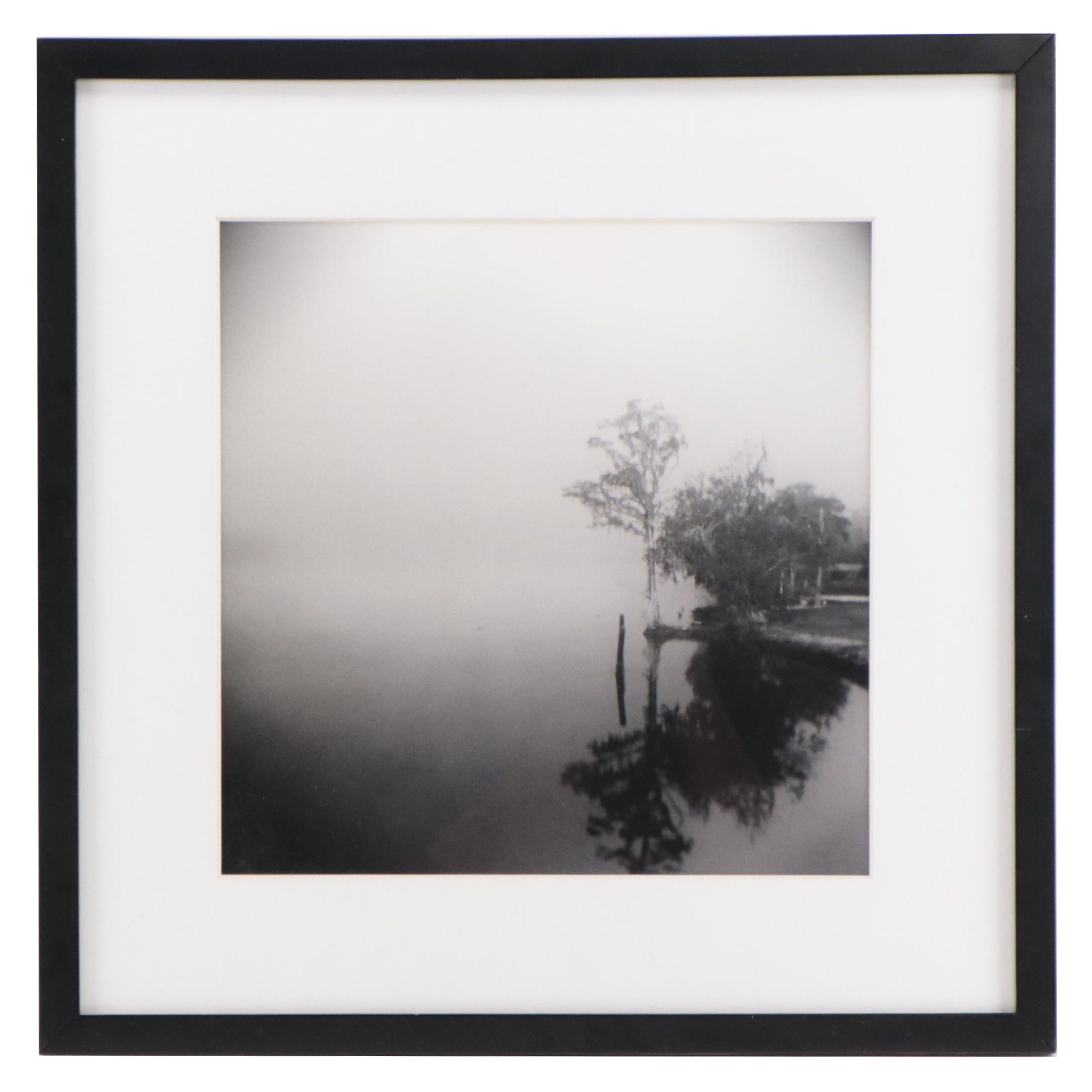 Miia Hebert Offset Lithograph of Foggy Landscape "FOG 2000"