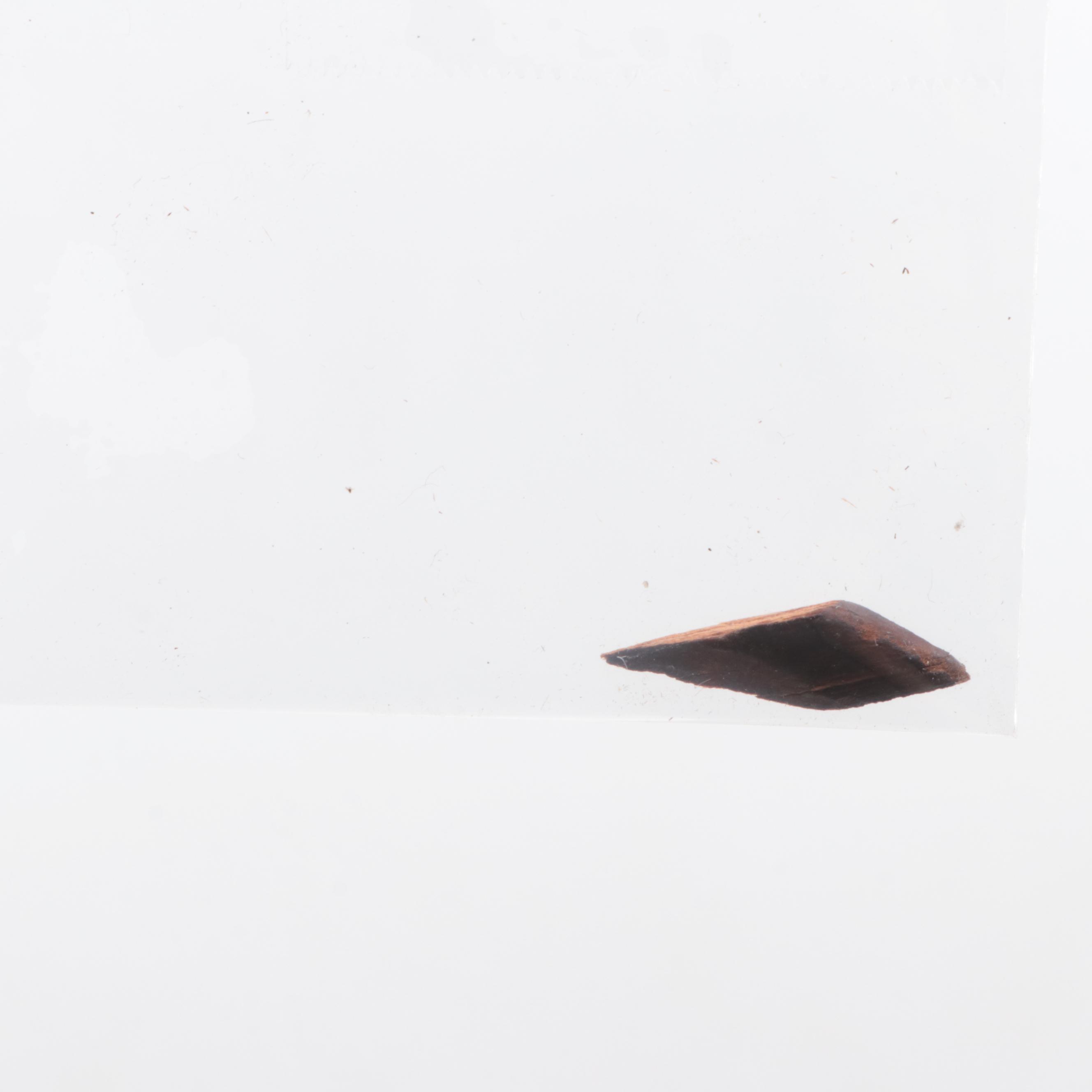 Tlingit or Haida Carved Ladle and Iroquois Brass-Mounted Pine Mask