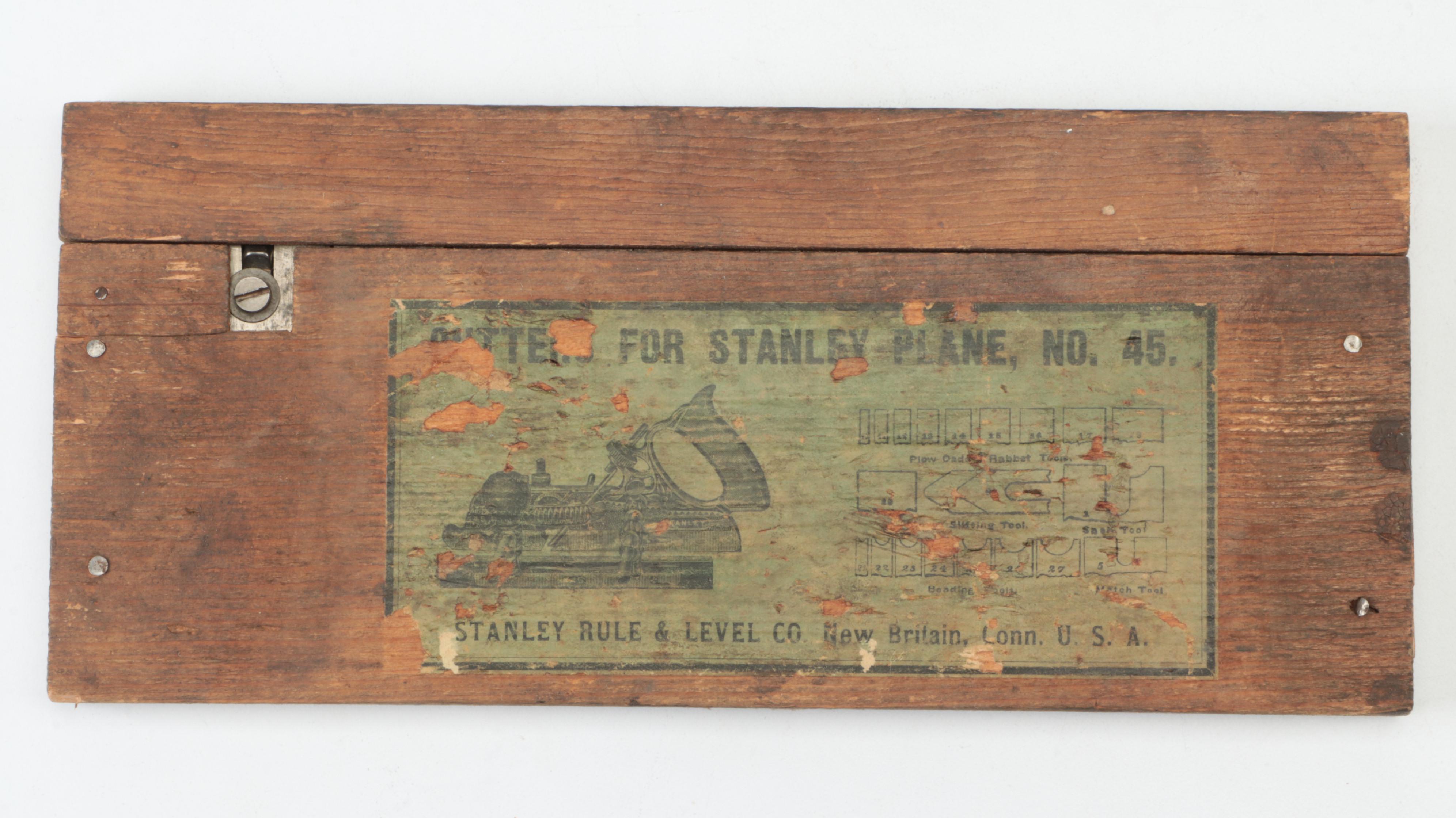 Vintage Stanley Combination Plane with Cutters