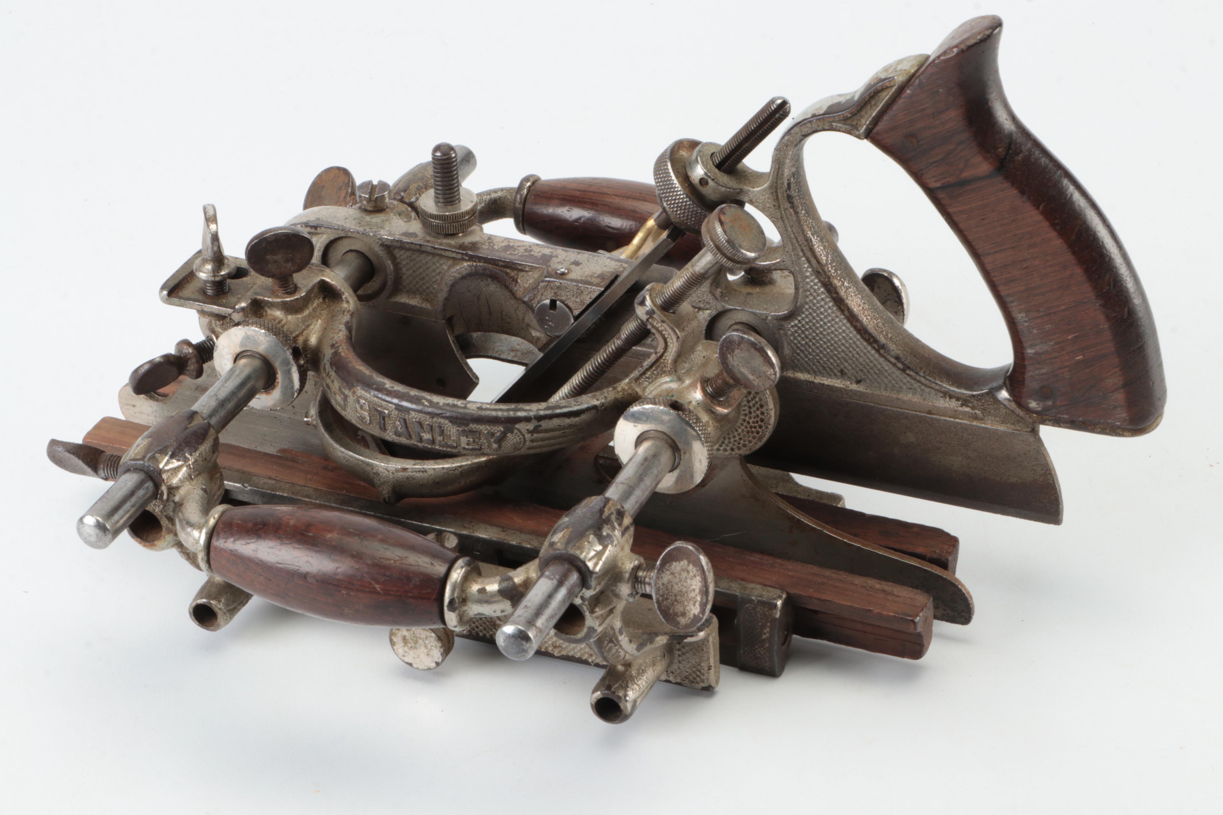 Vintage Stanley Combination Plane with Cutters