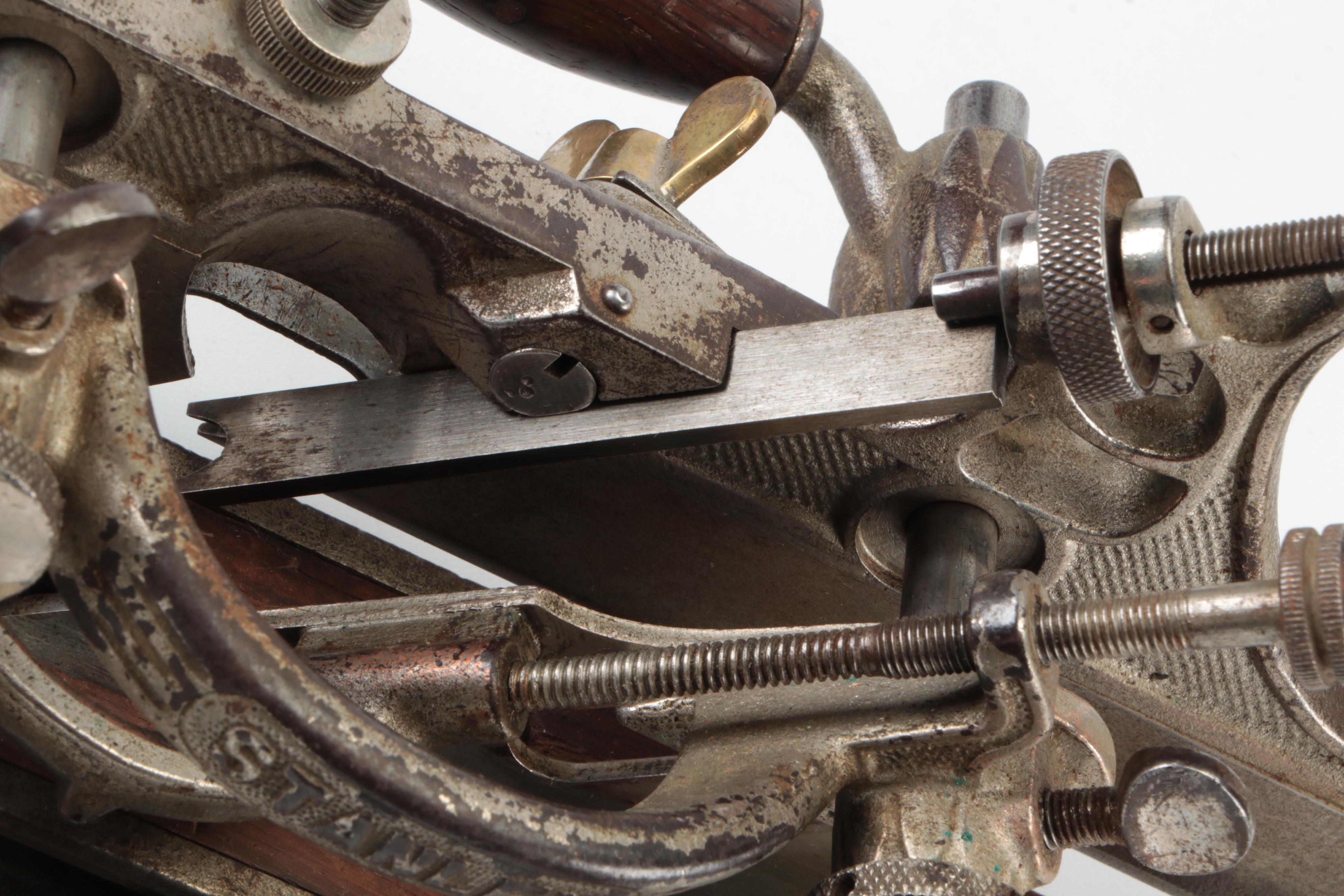 Vintage Stanley Combination Plane with Cutters