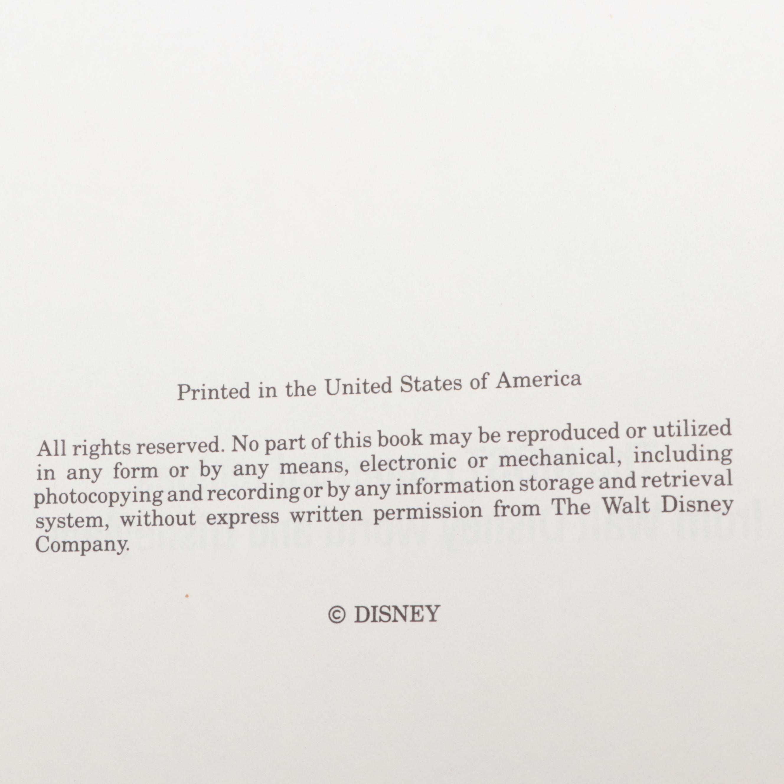 "Cooking with Mickey Around Our World" Cookbook, circa 1987