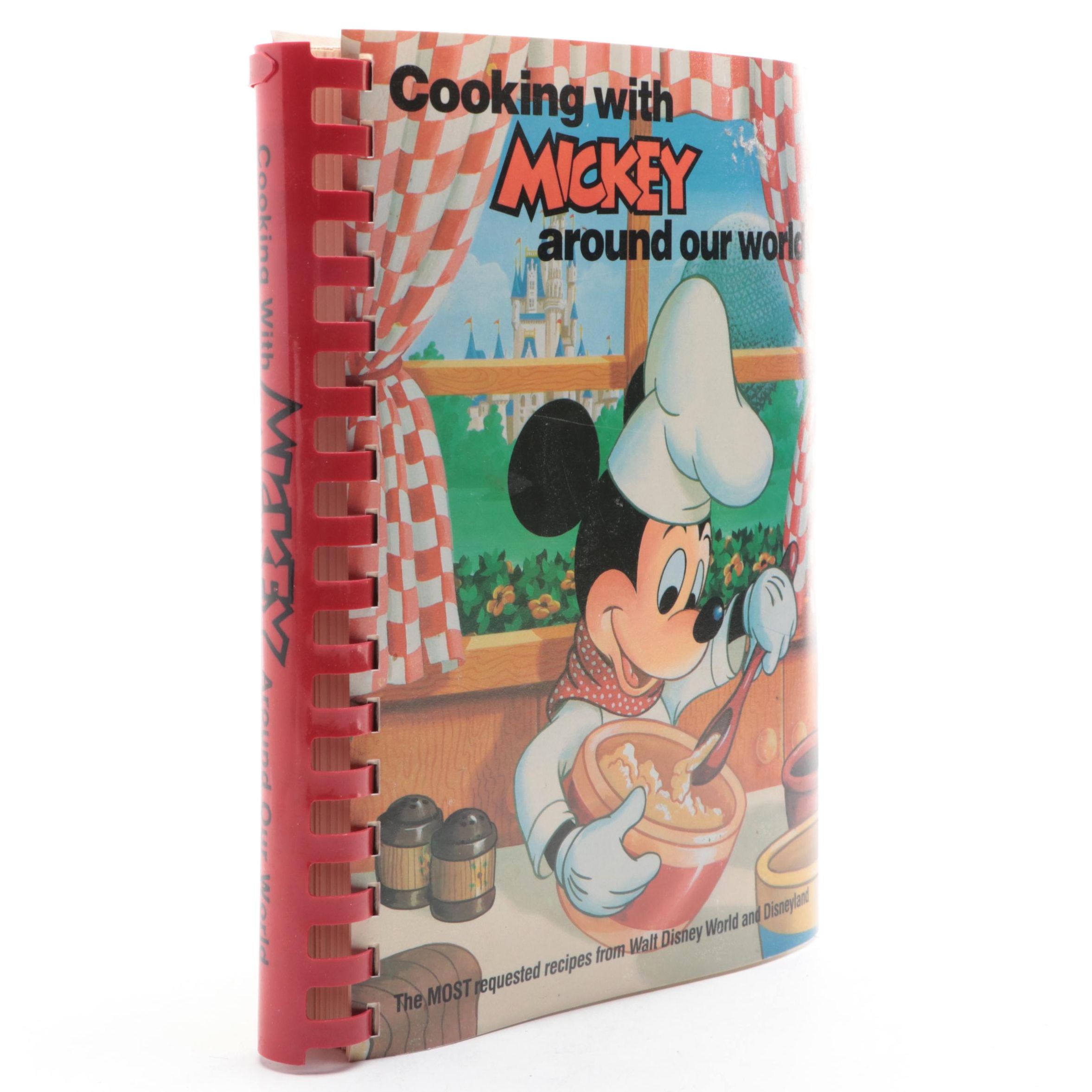 "Cooking with Mickey Around Our World" Cookbook, circa 1987