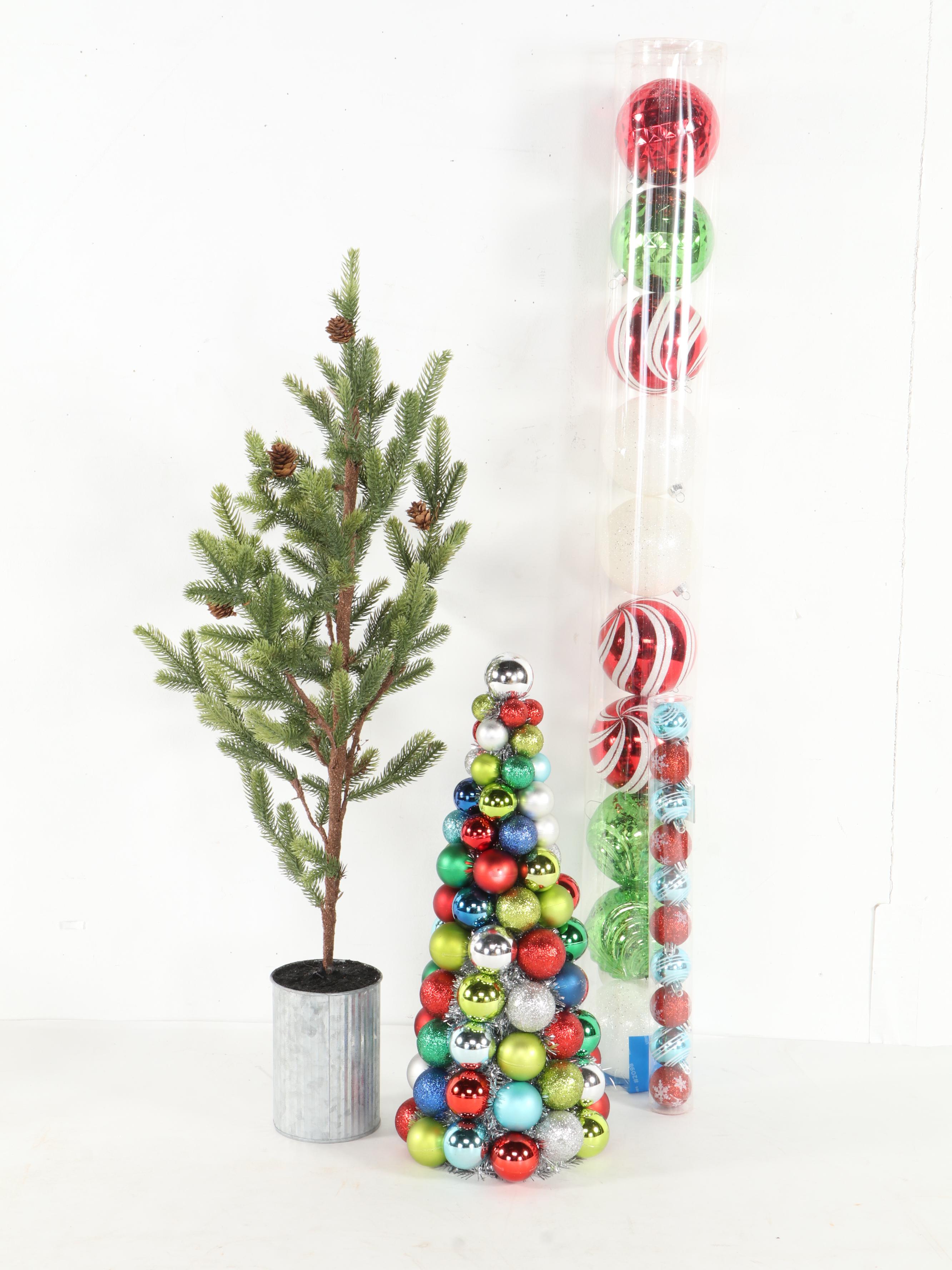 Christmas Ornaments, Table, and Wall Decorations