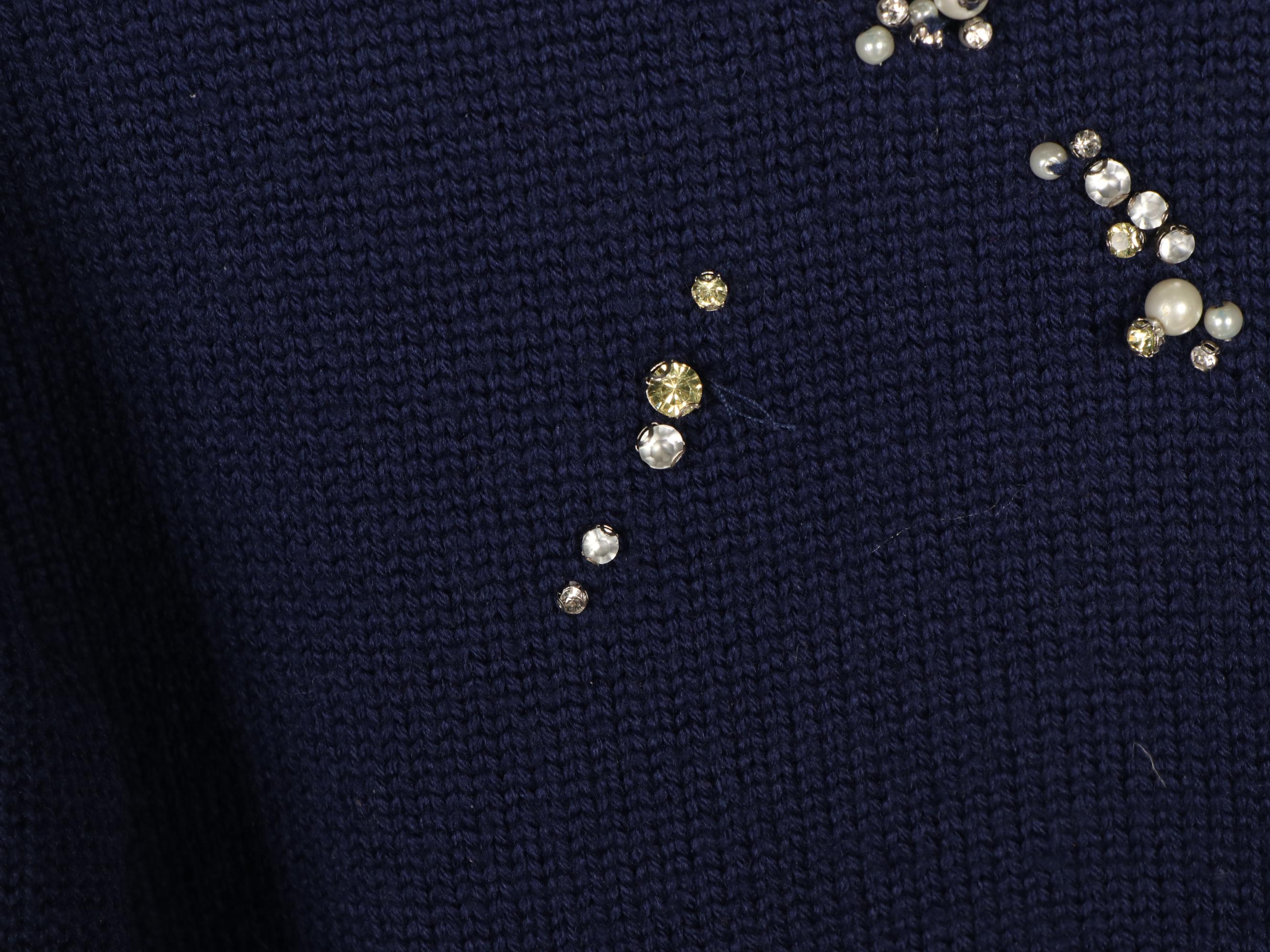 3-1 Phillip Lim Embellished Wool Sweater with Joseph and Tory Burch Silk Tops