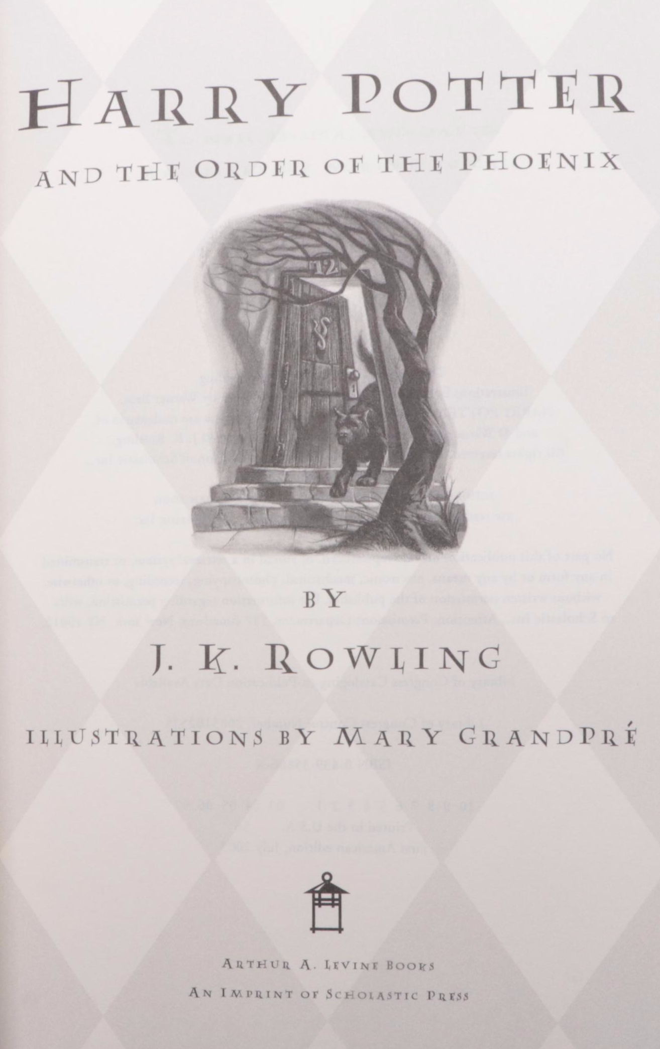 First American Edition "Harry Potter" Complete Series by J. K. Rowling