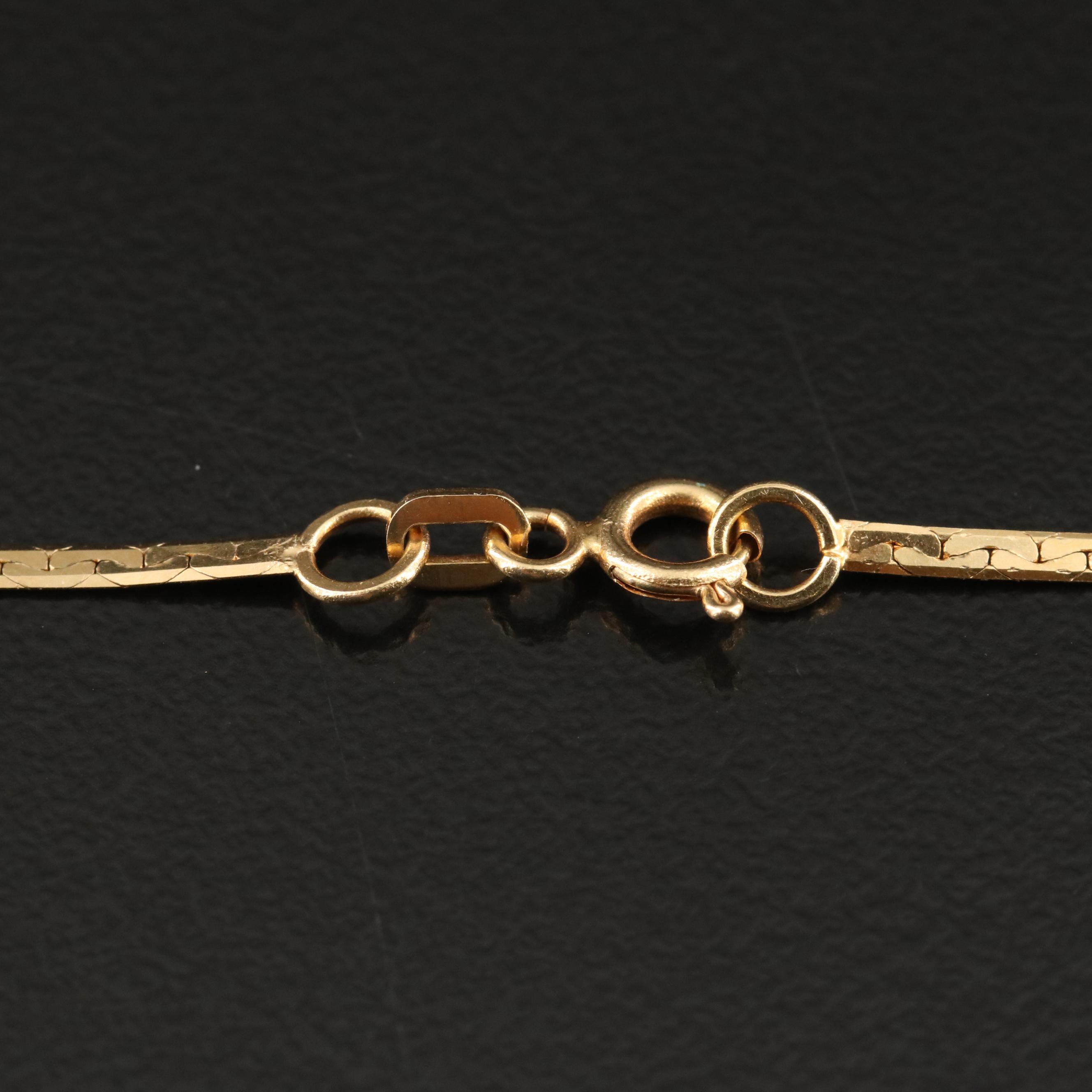 18K Cobra Chain Necklace