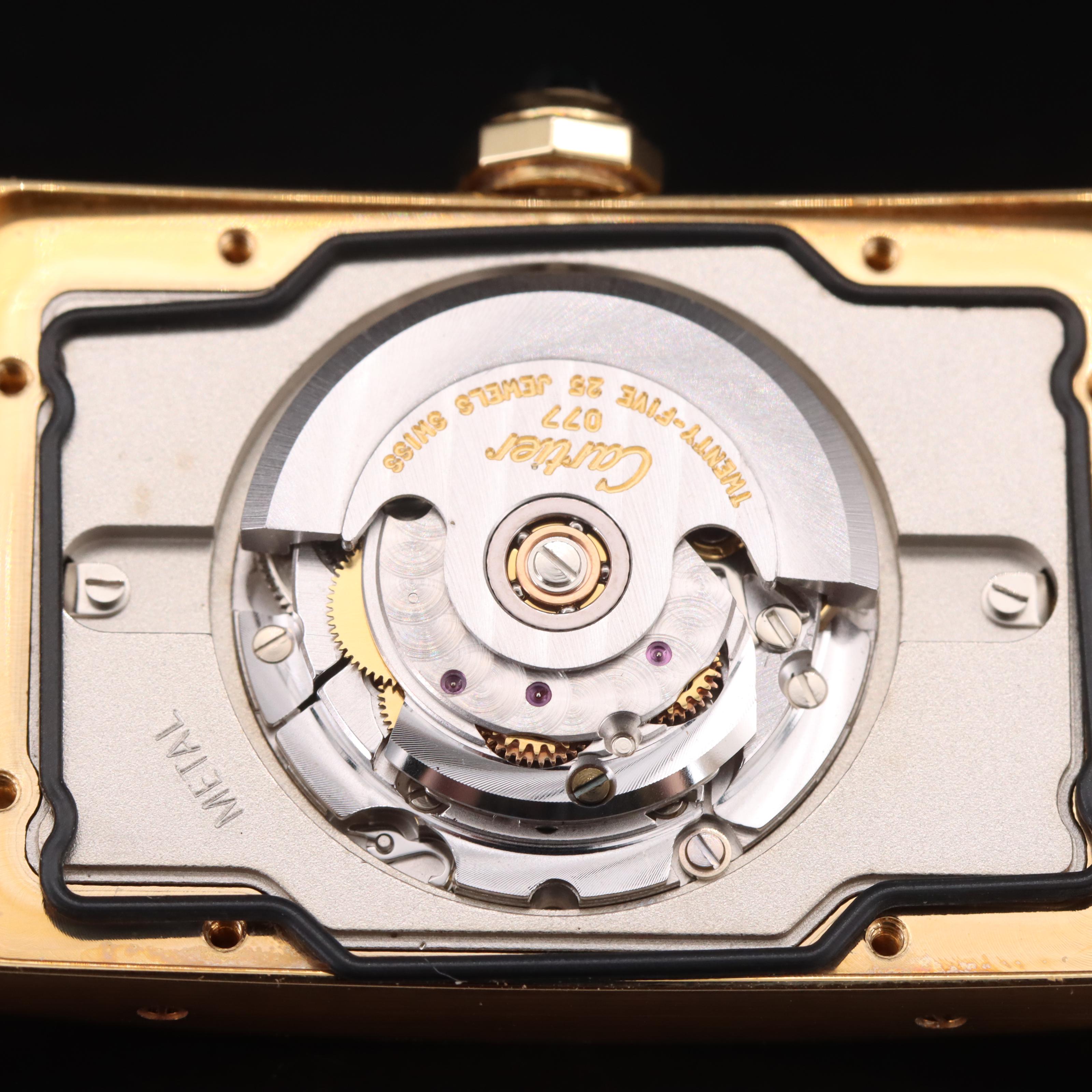 18K Cartier Tank Américaine Automatic Watch