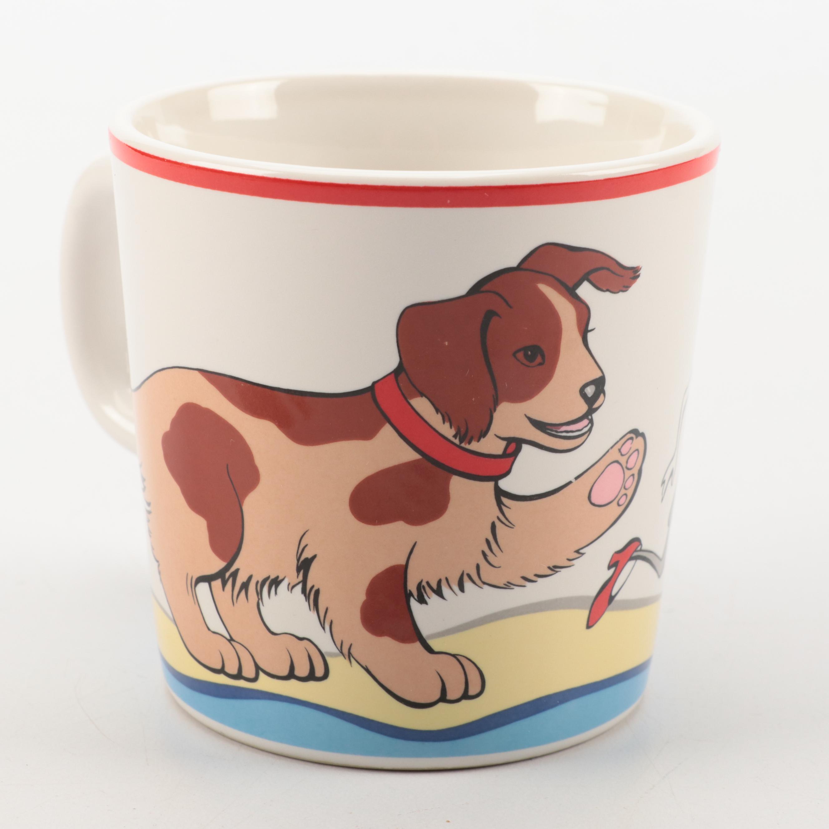 Tiffany & Co. "Hey Diddle Diddle" Ceramic Child's Dinnerware Set