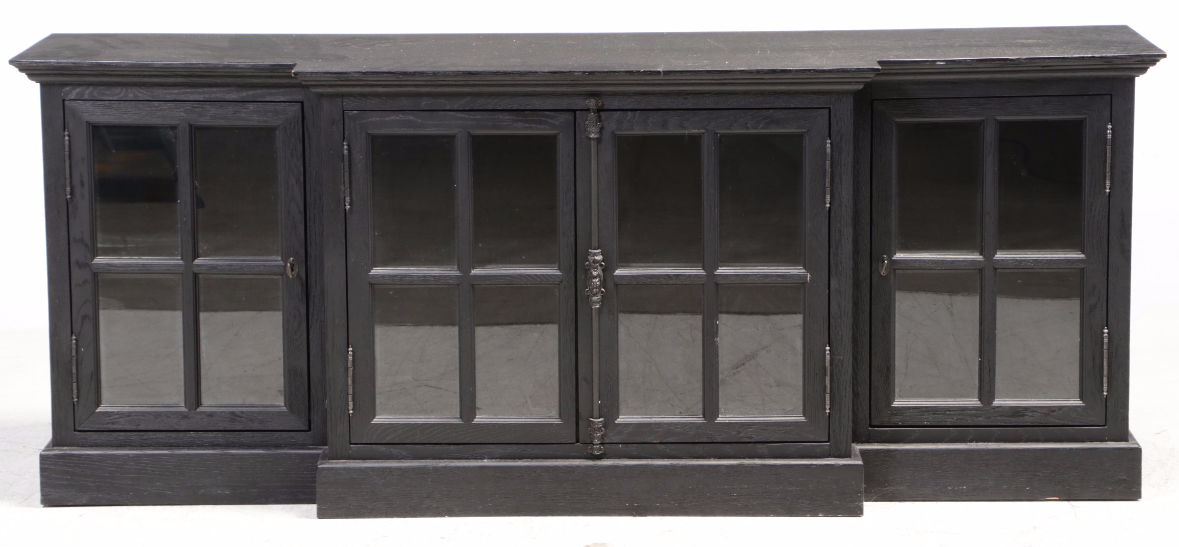 Restoration Hardware "French Casement" Oak-Veneered Media Console