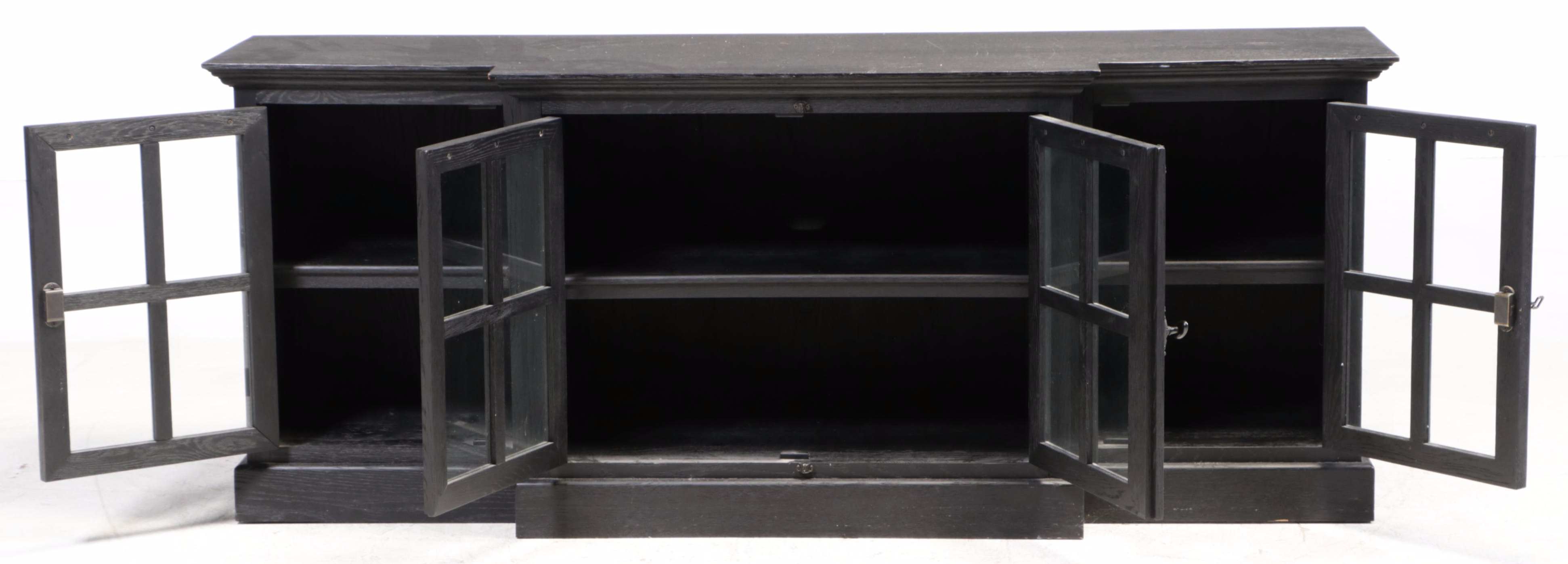 Restoration Hardware "French Casement" Oak-Veneered Media Console