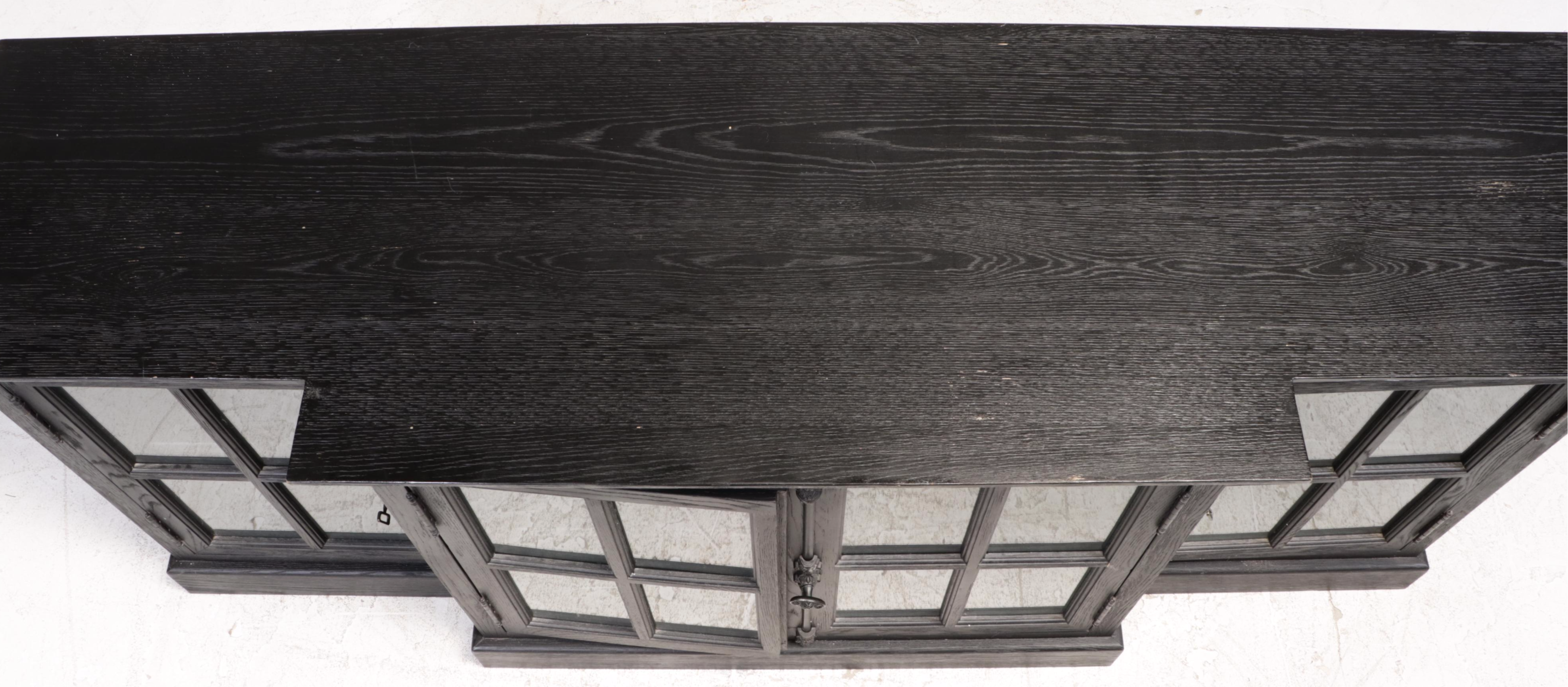 Restoration Hardware "French Casement" Oak-Veneered Media Console