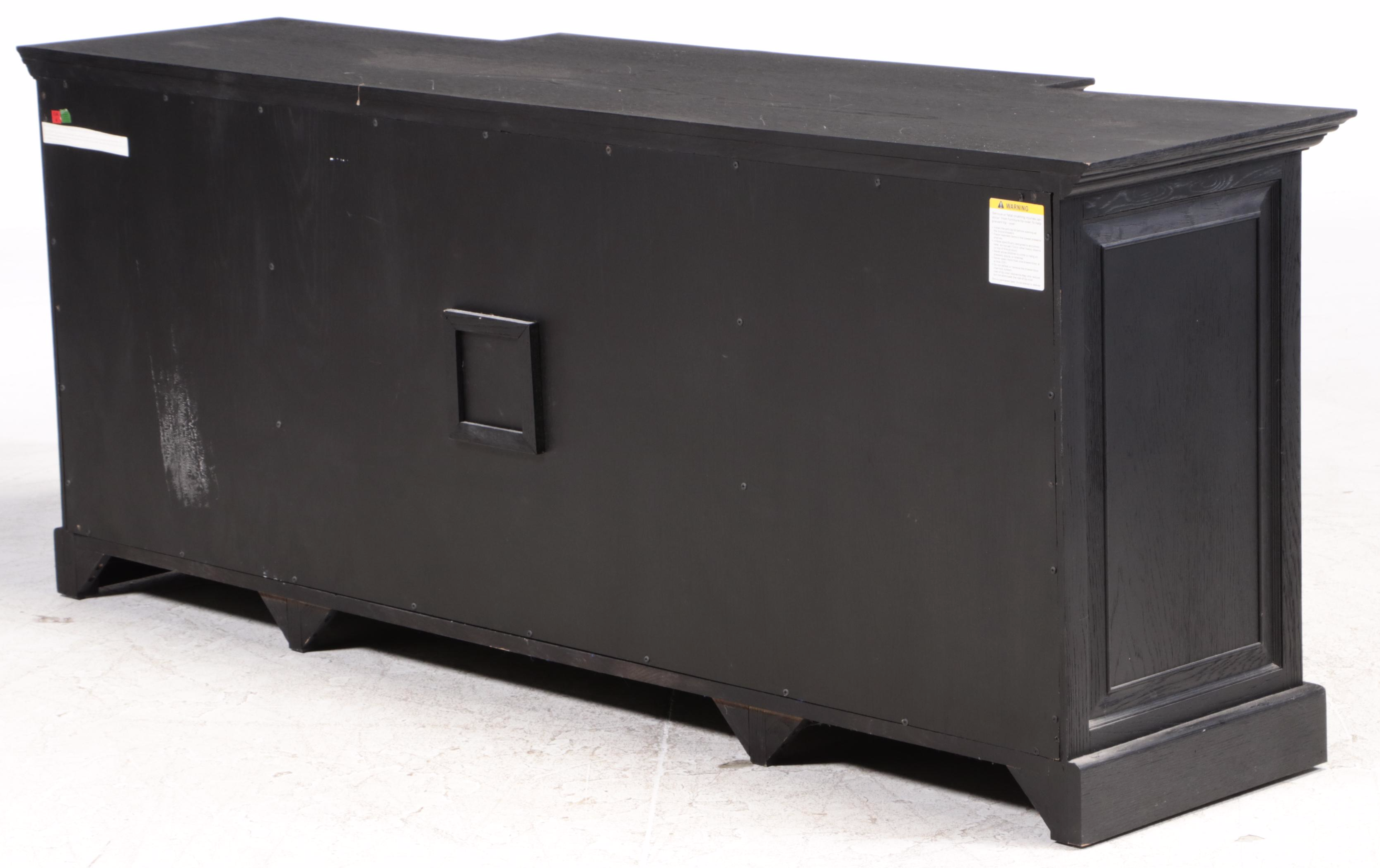 Restoration Hardware "French Casement" Oak-Veneered Media Console