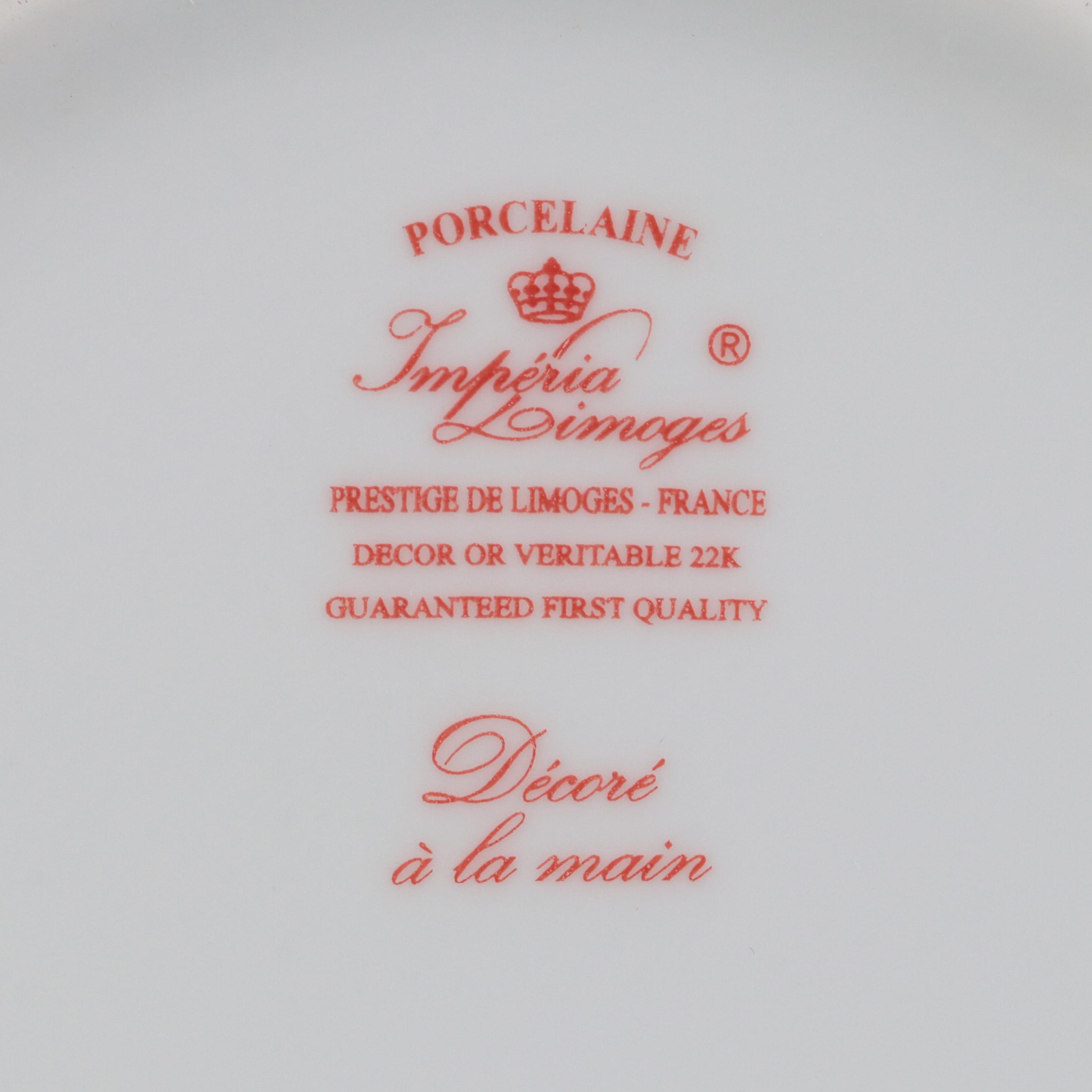 Lingnan Porcelain Rests with Imperia Limoges Porcelain Box