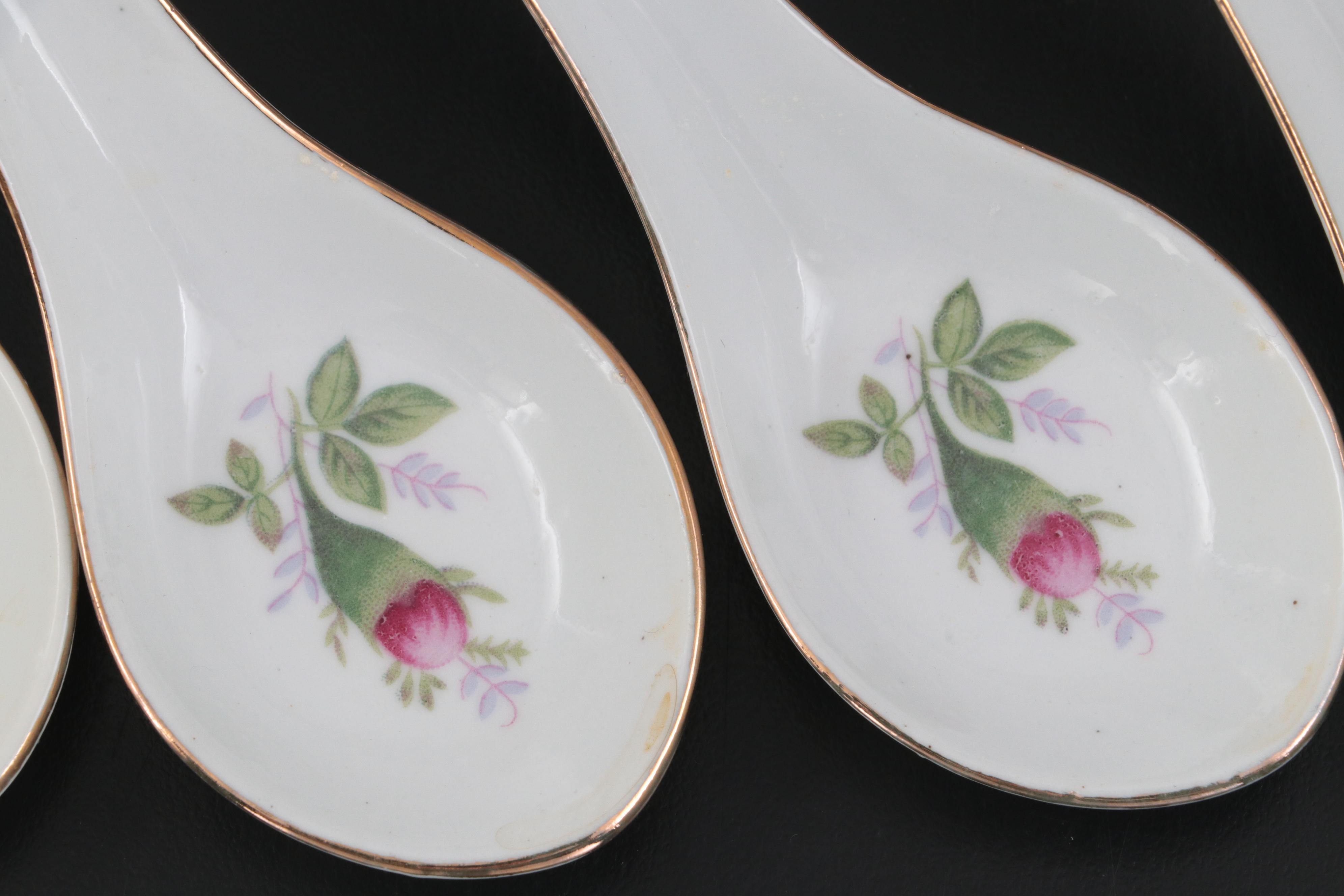 Lingnan Porcelain Rests with Imperia Limoges Porcelain Box