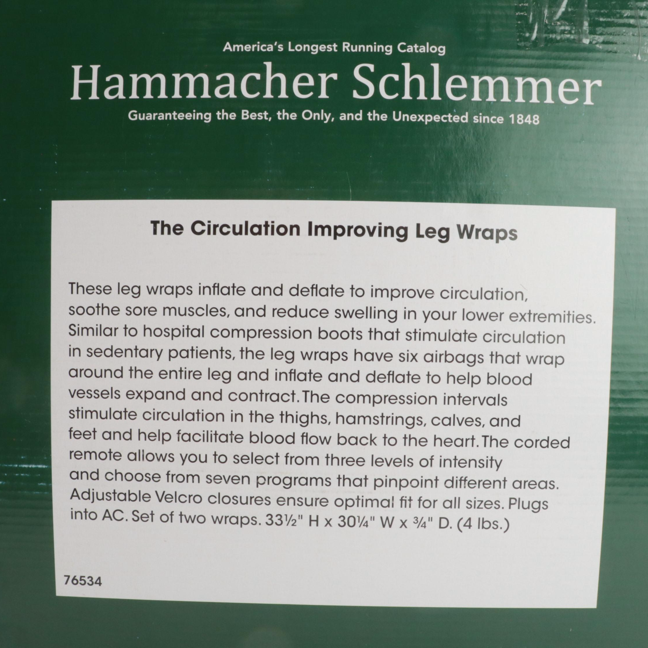 Circulation Improving Leg Wraps