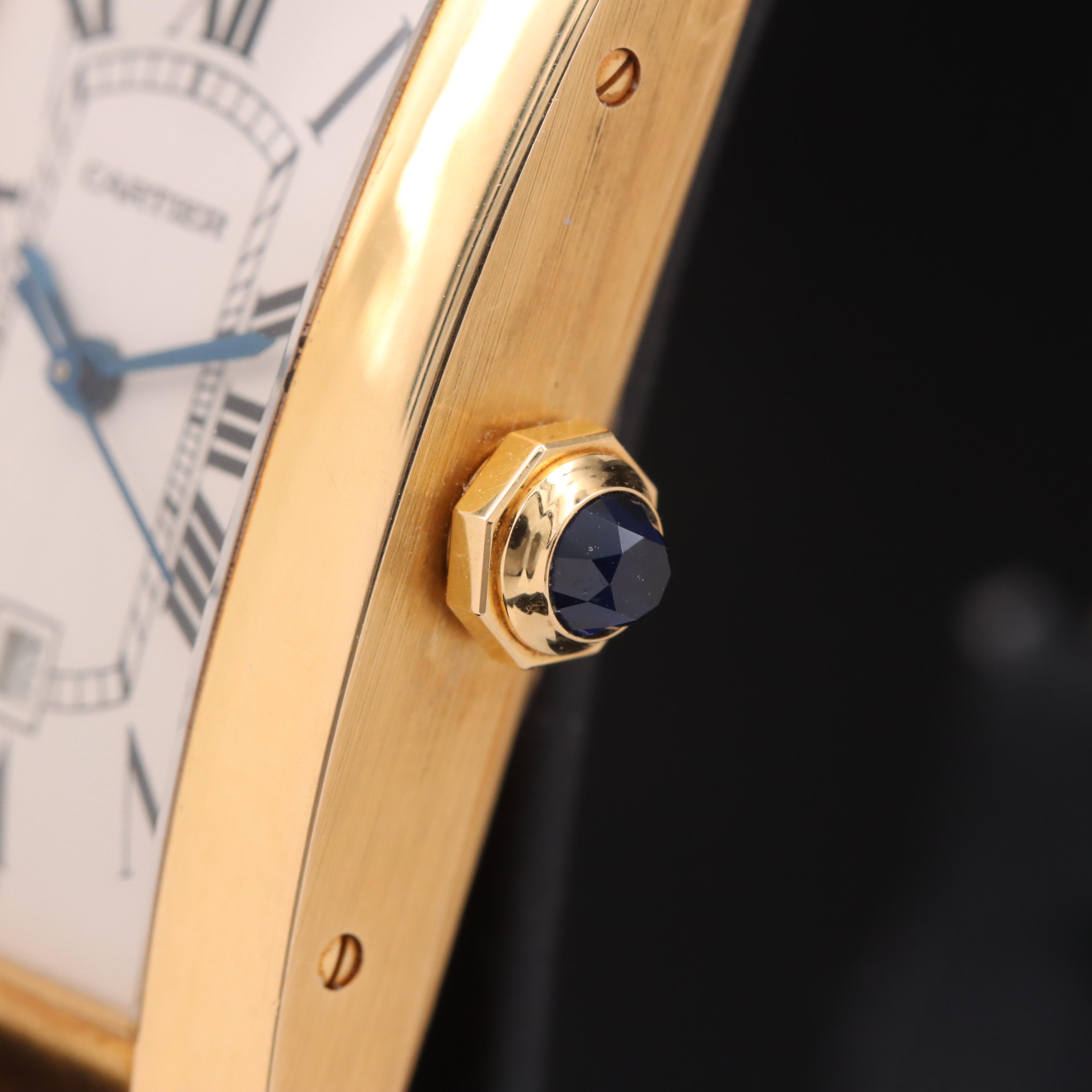 18K Cartier Tank Américaine Automatic Watch