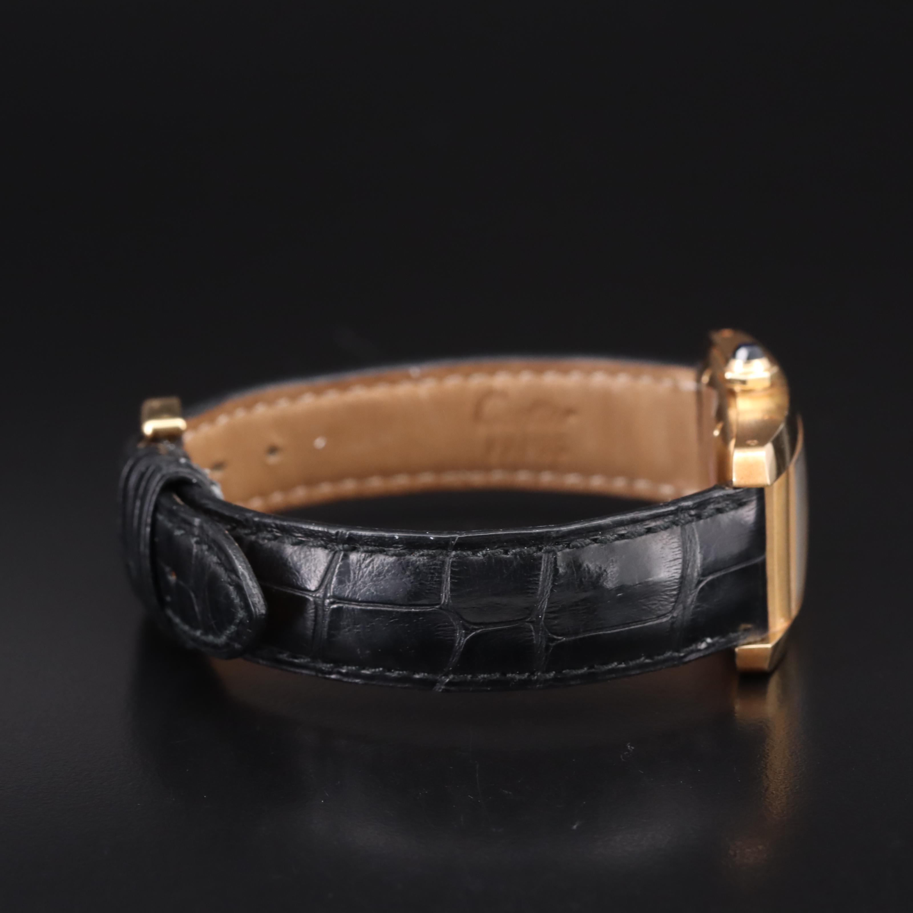 18K Cartier Tank Américaine Automatic Watch