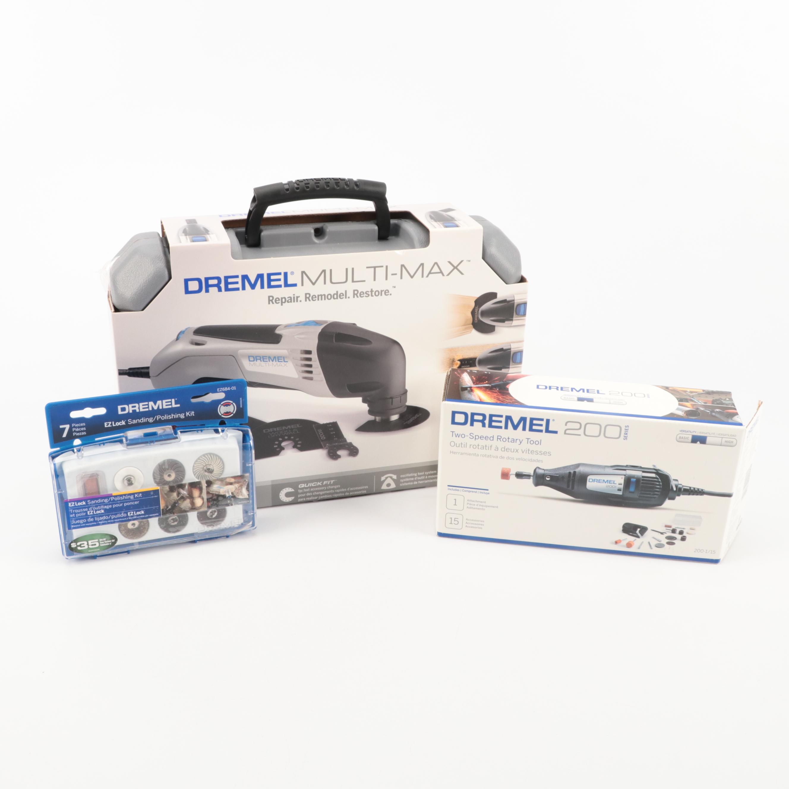 Dremel Multi-Tool, Multi-Max, SKIL Router Bit Sets, Ryobi Orbital Jig Saw, More