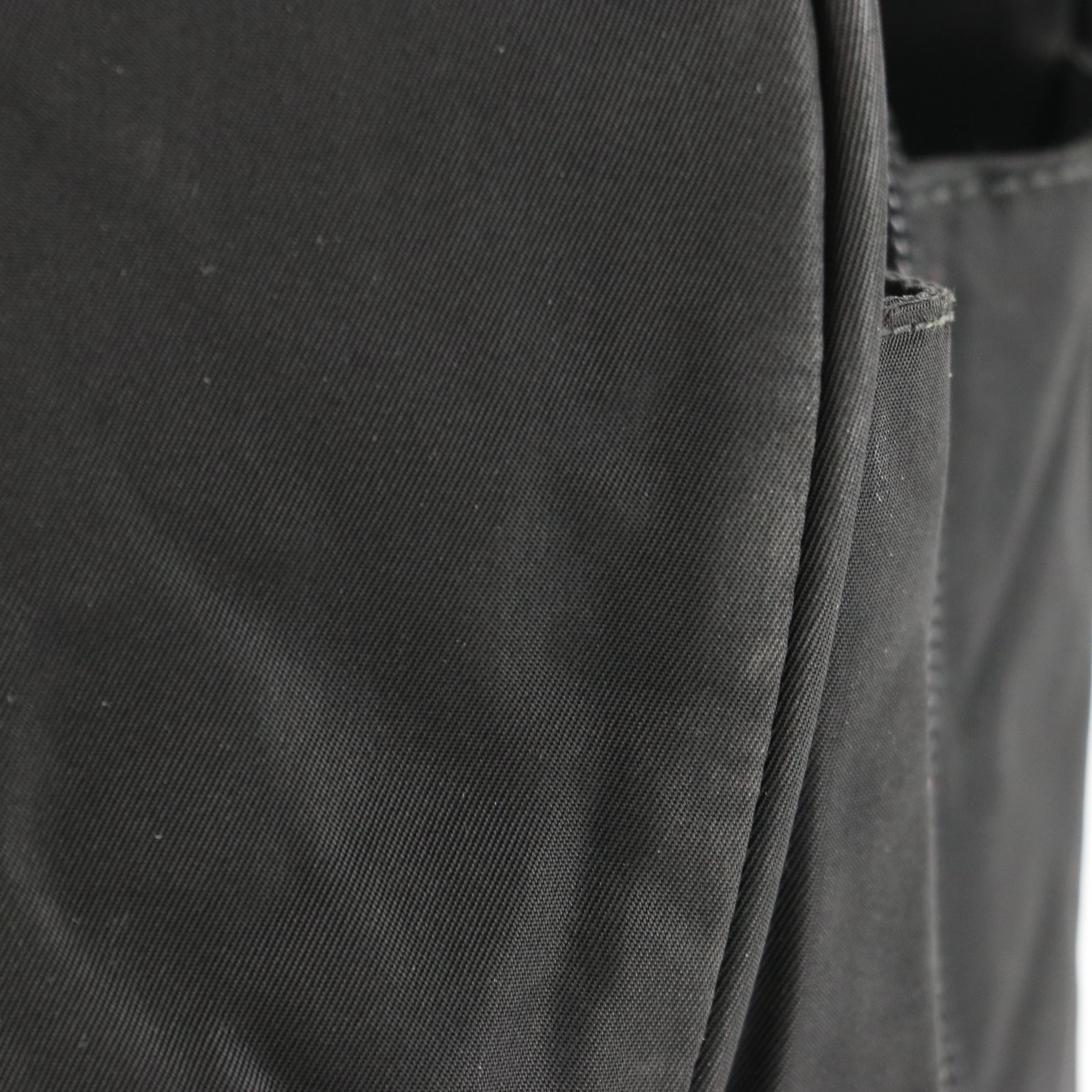 Prada Tessuto Nylon Tote with Leather Accents