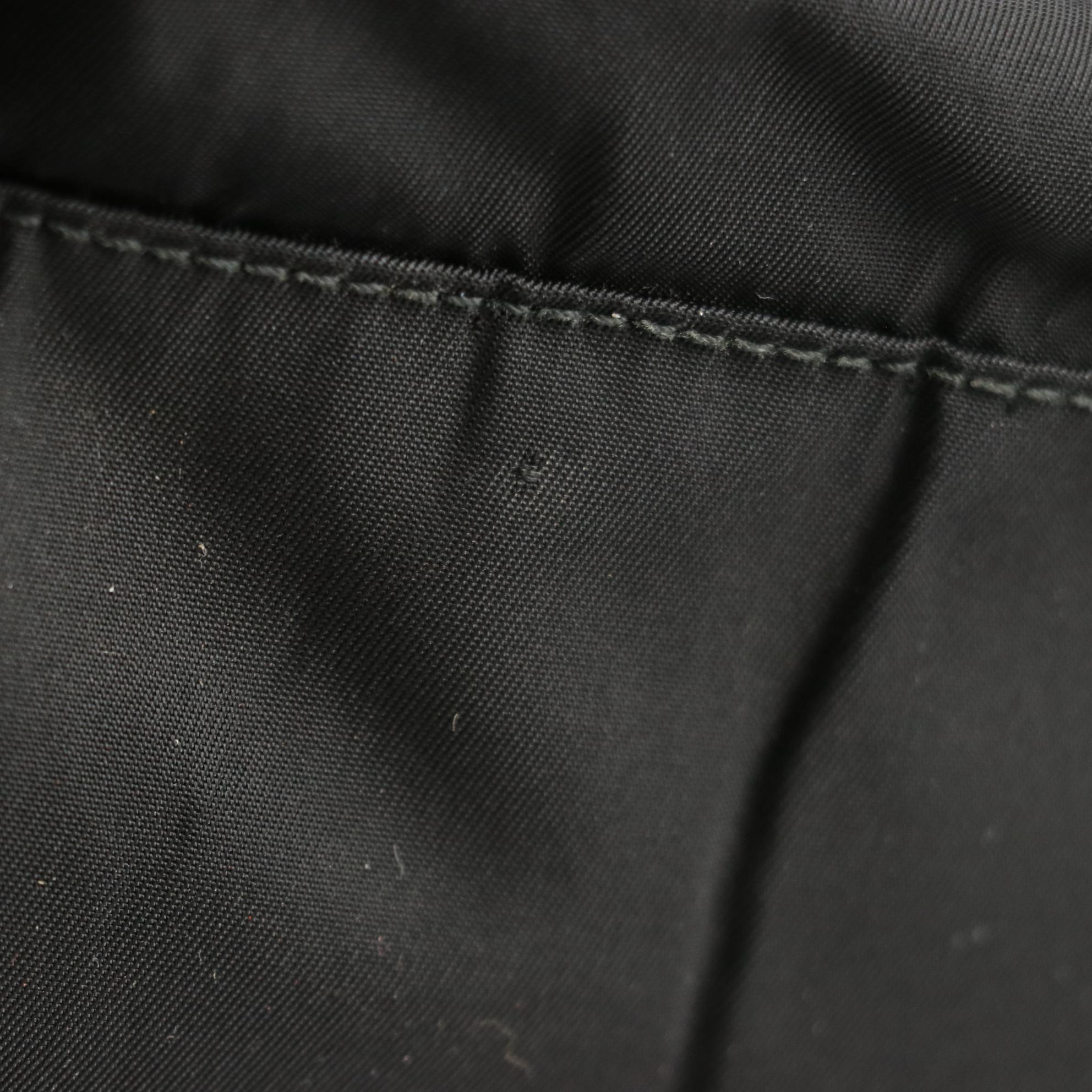 Prada Tessuto Nylon Tote with Leather Accents