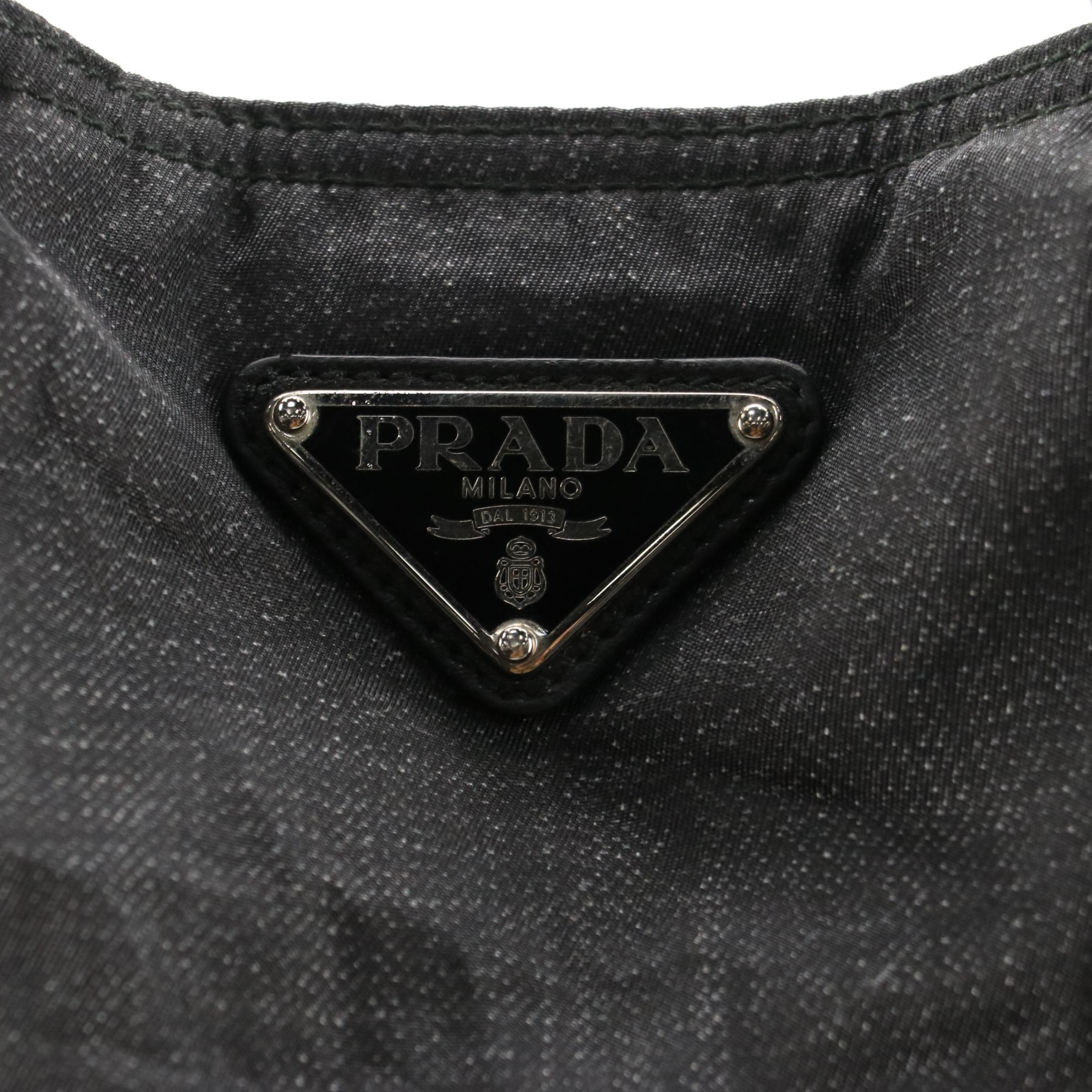 Prada Tessuto Nylon Convertible Bag with Saffiano Leather Trim