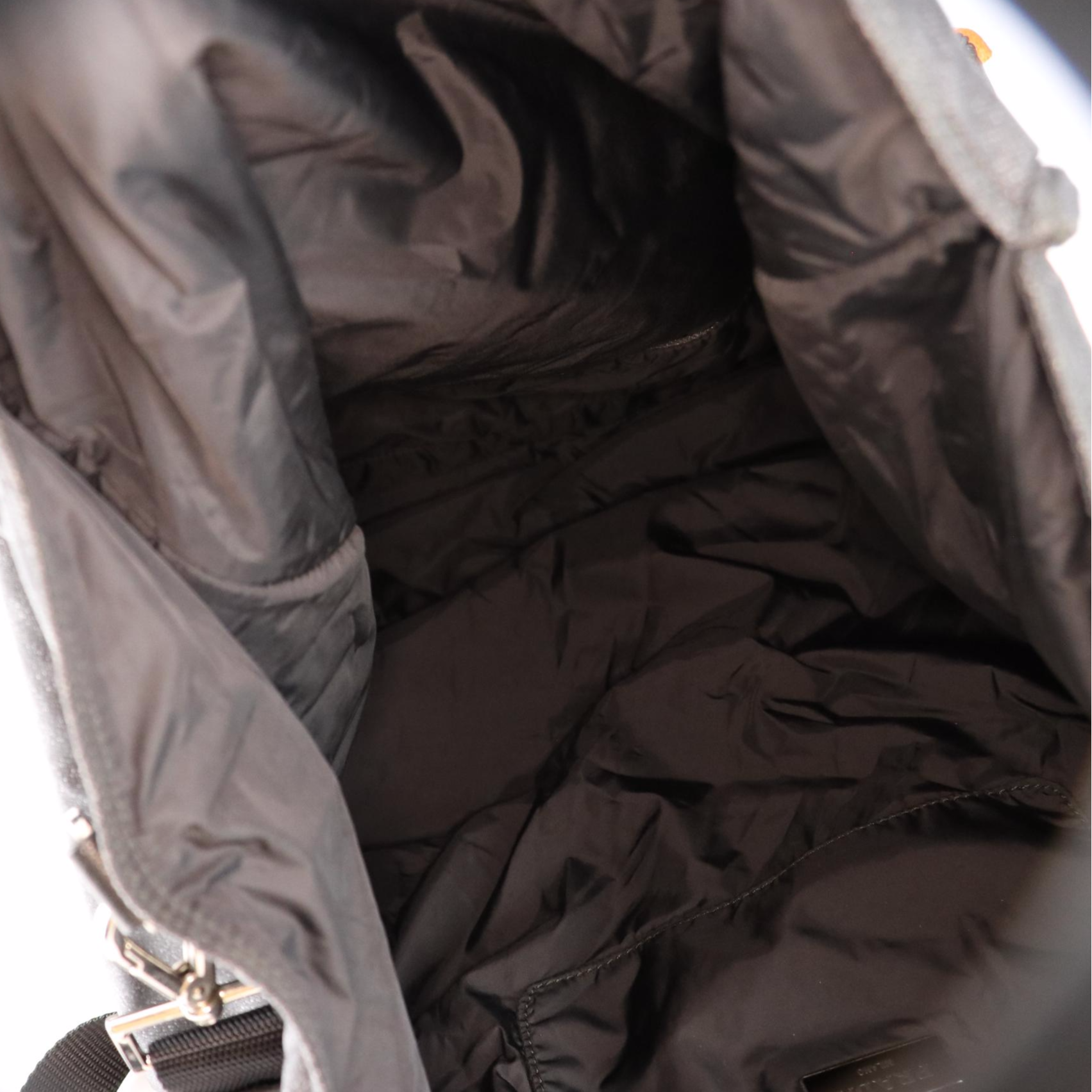 Prada Tessuto Nylon Convertible Bag with Saffiano Leather Trim