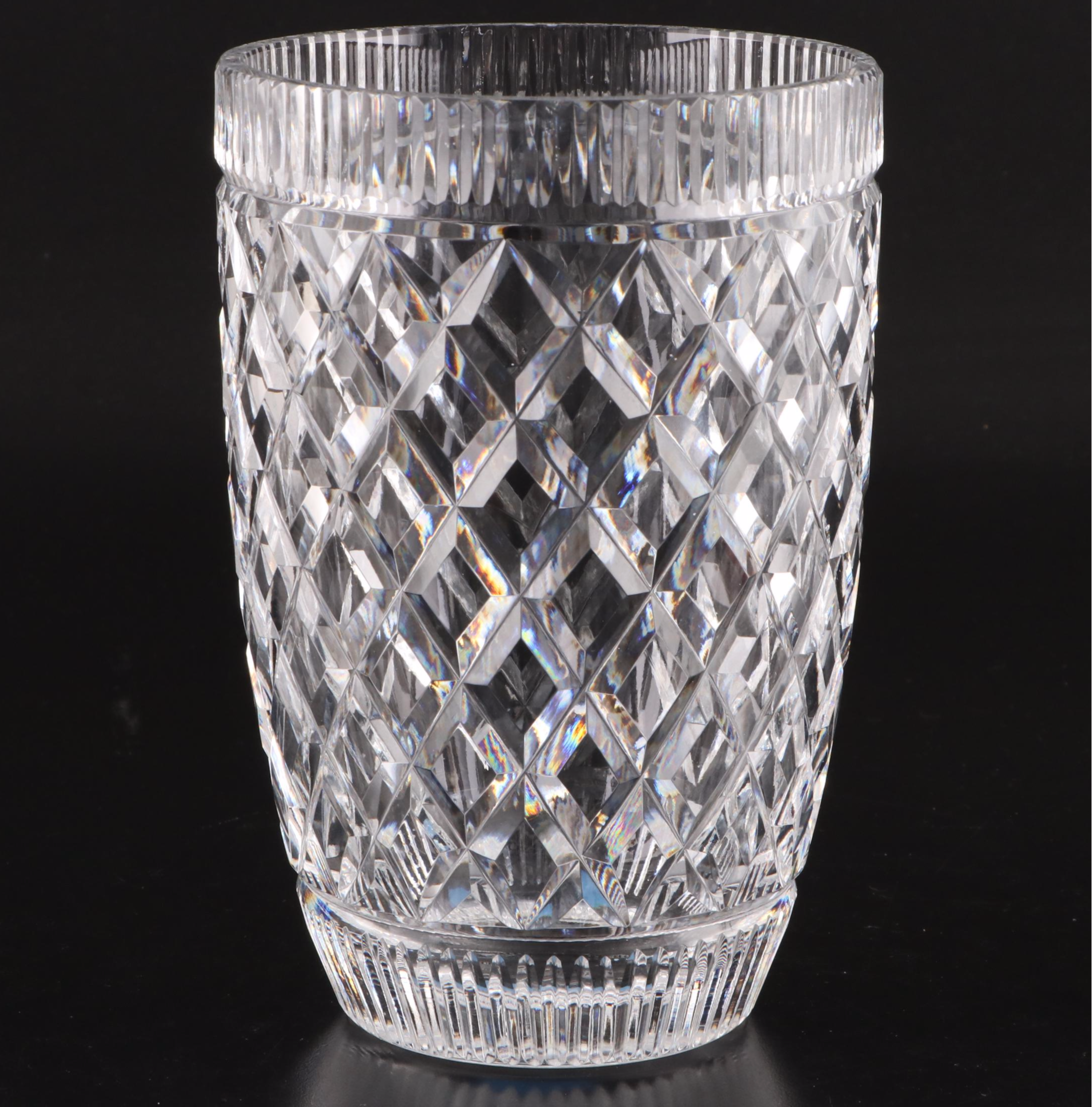 Waterford Crystal Flower Vase, Late 20th Century