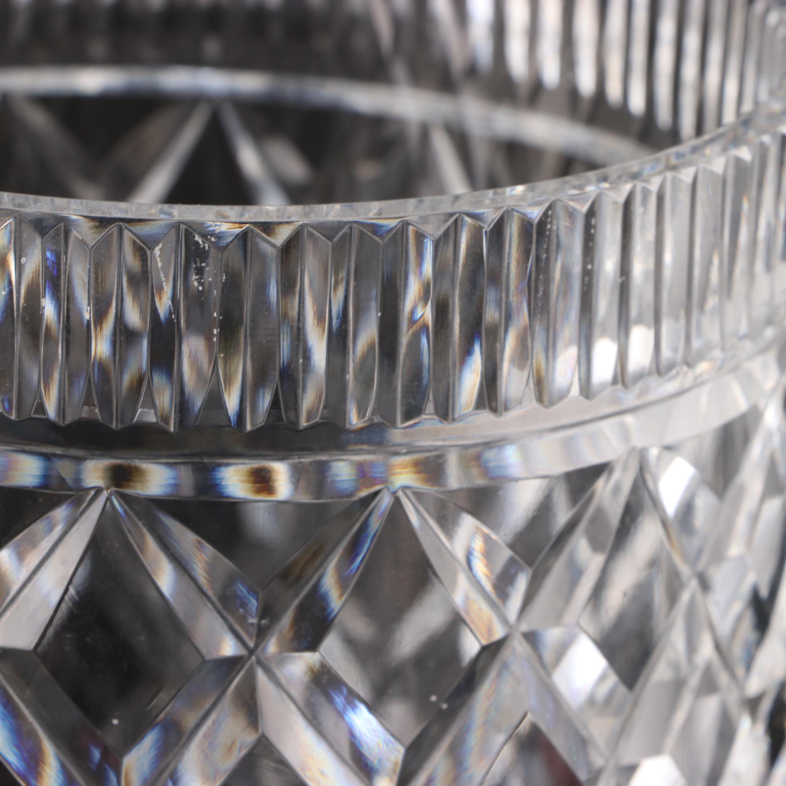 Waterford Crystal Flower Vase, Late 20th Century