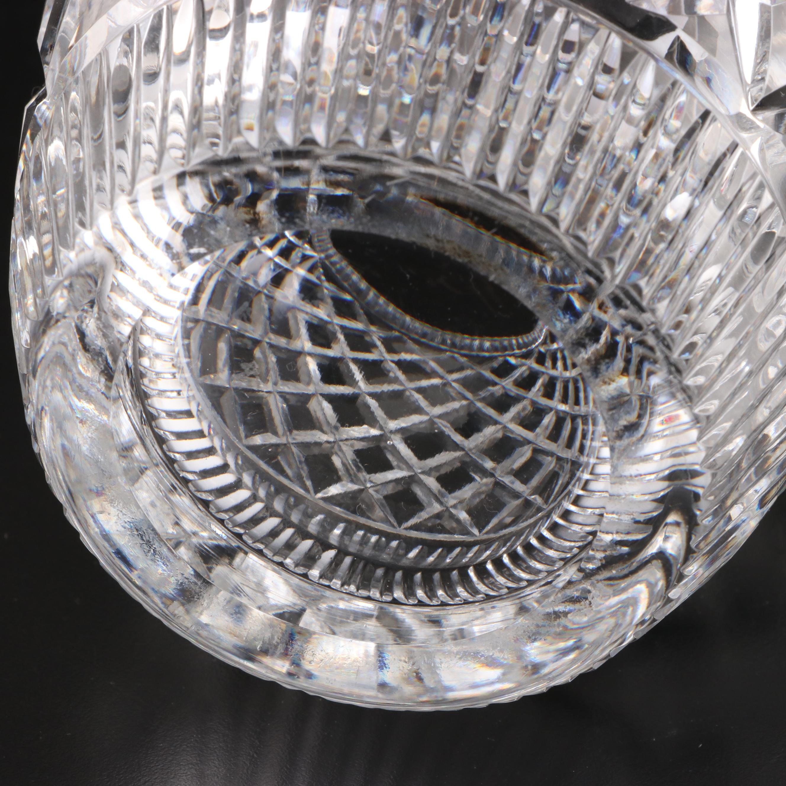 Waterford Crystal Flower Vase, Late 20th Century