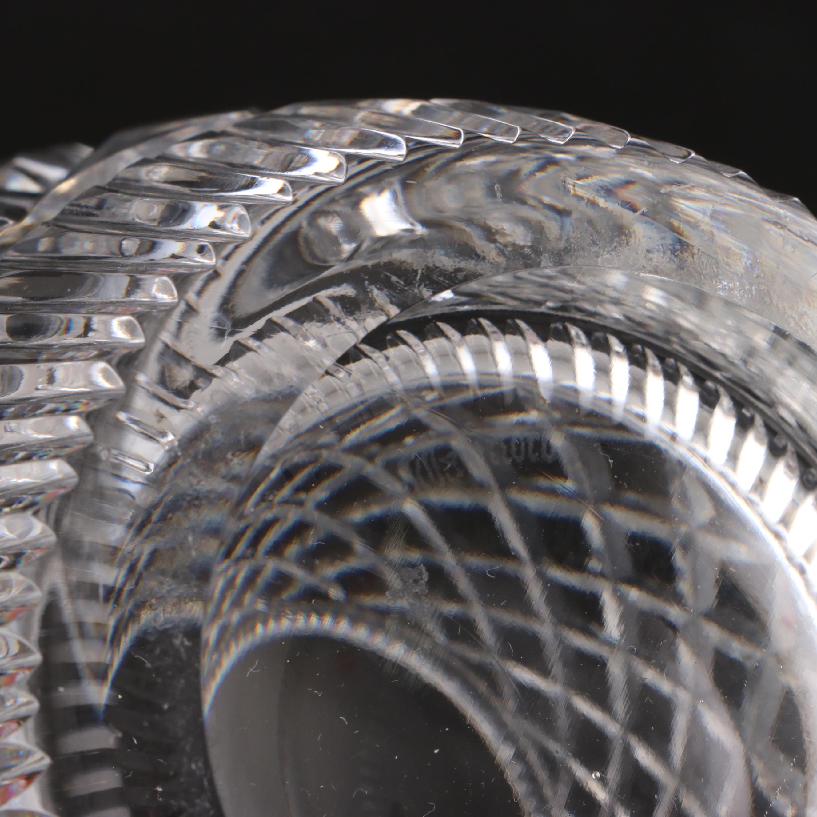 Waterford Crystal Flower Vase, Late 20th Century