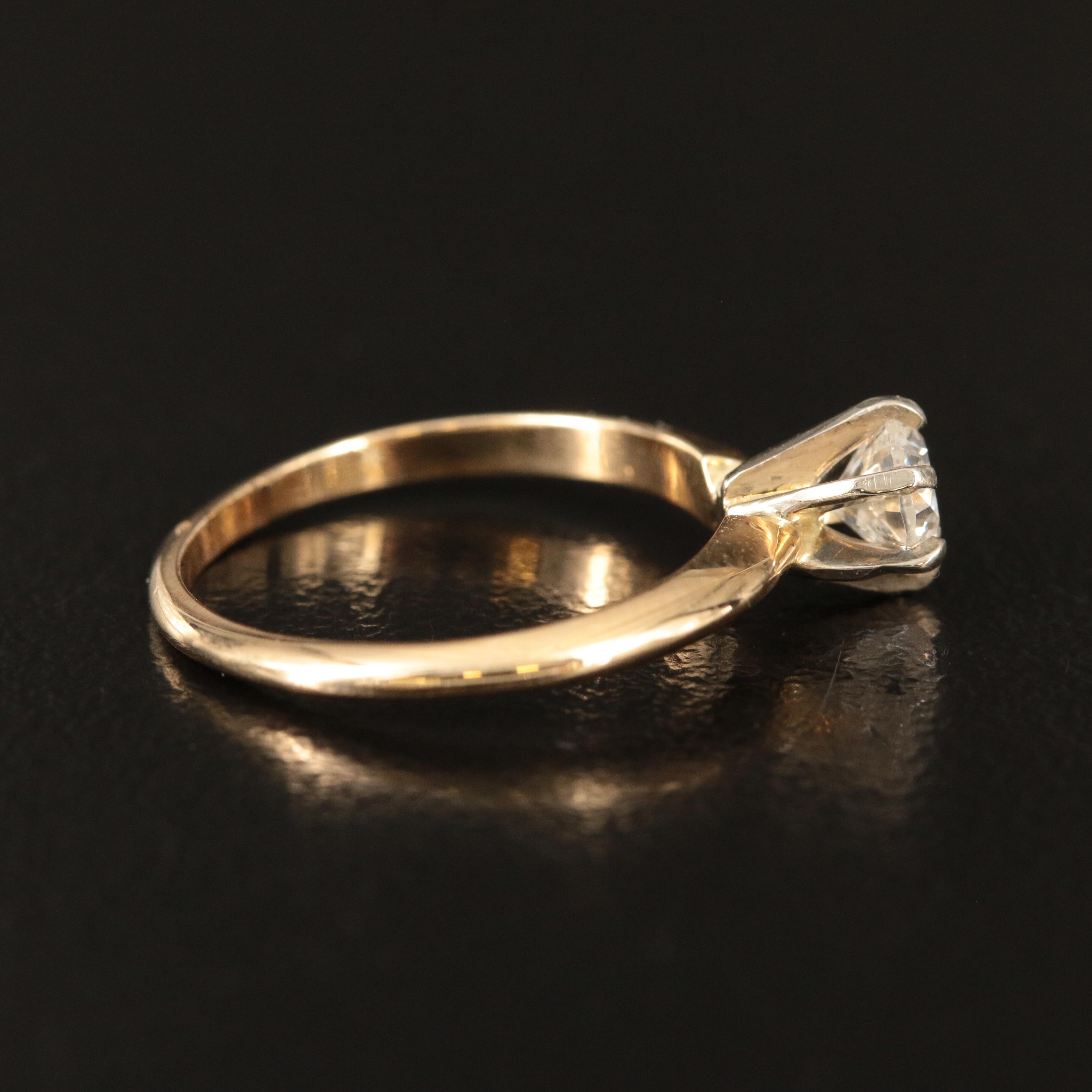 14K 0.40 CT Diamond Ring