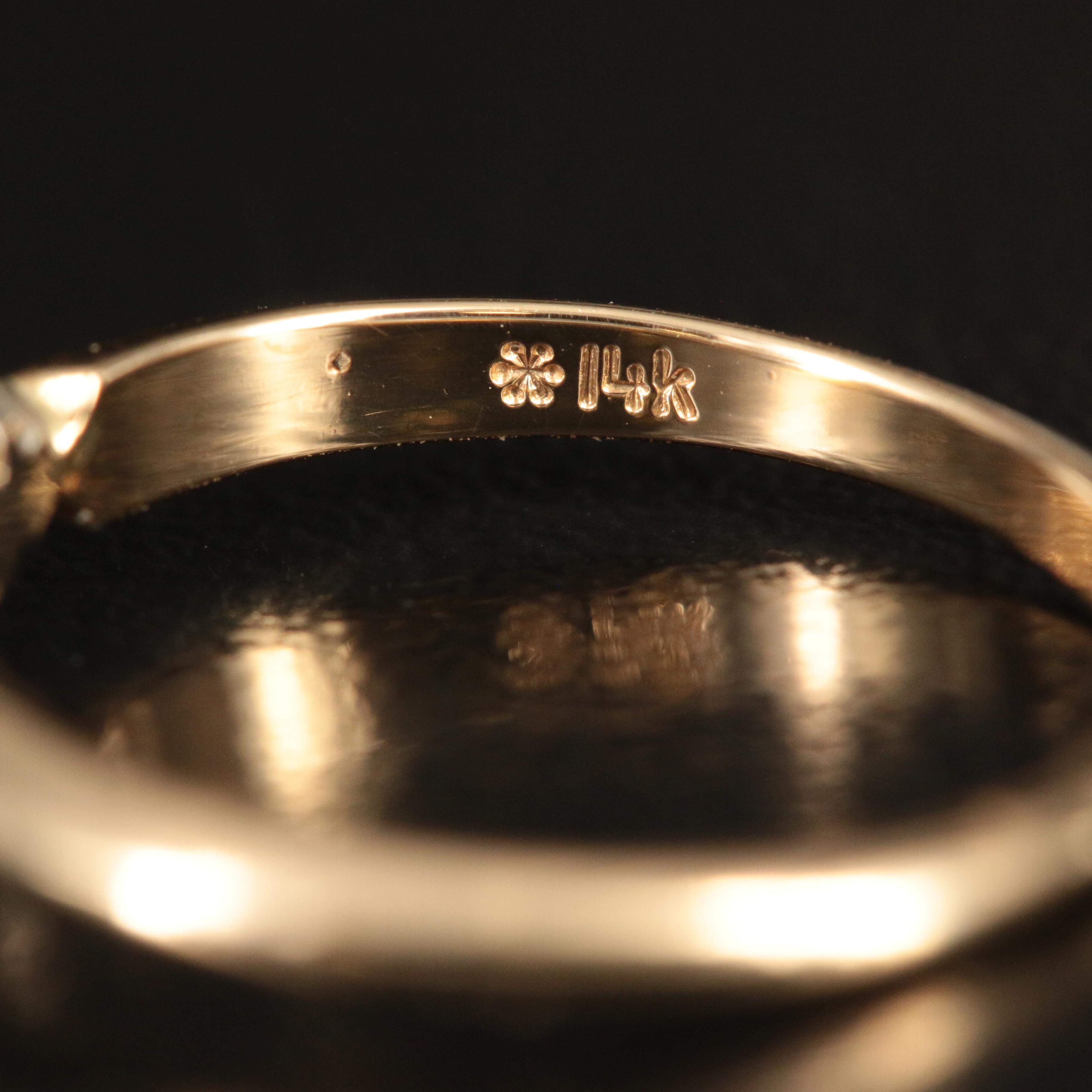 14K 0.40 CT Diamond Ring