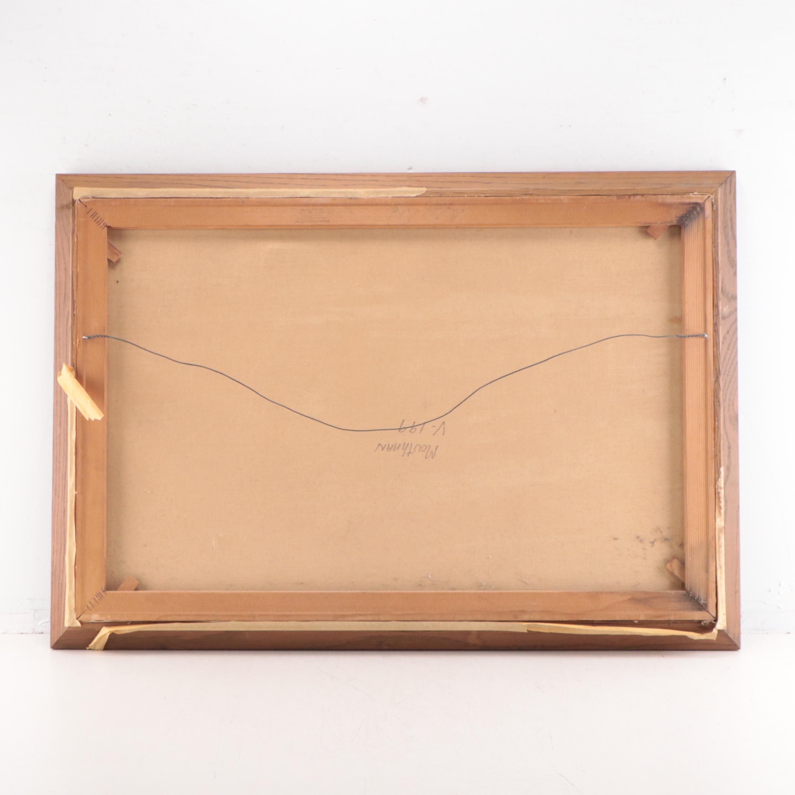 Oil Painting of Forest Landscape