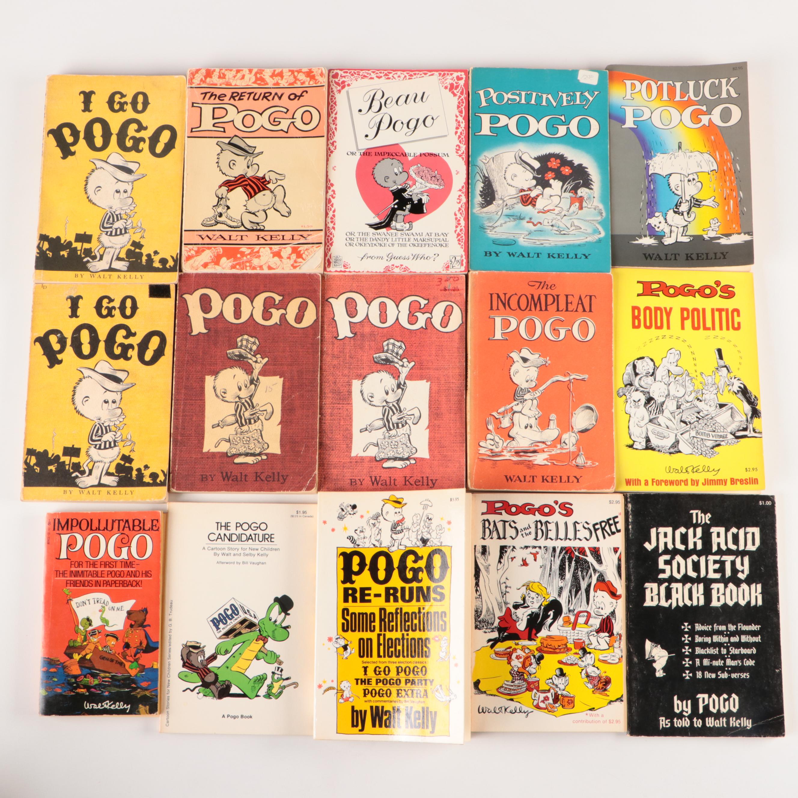 "The Jack Acid Society Black Book" and Other Pogo Books by Walt Kelly