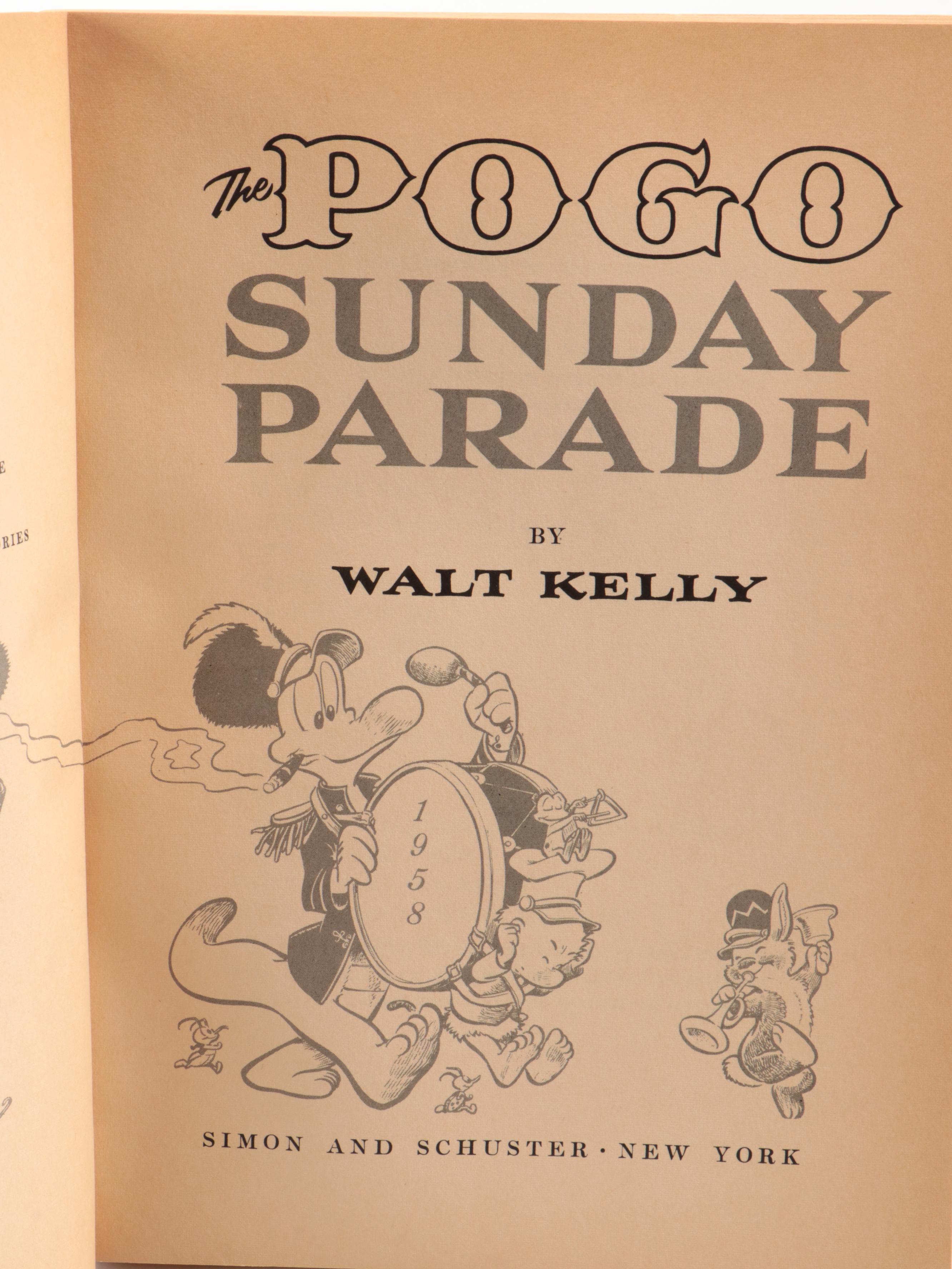 "The Jack Acid Society Black Book" and Other Pogo Books by Walt Kelly