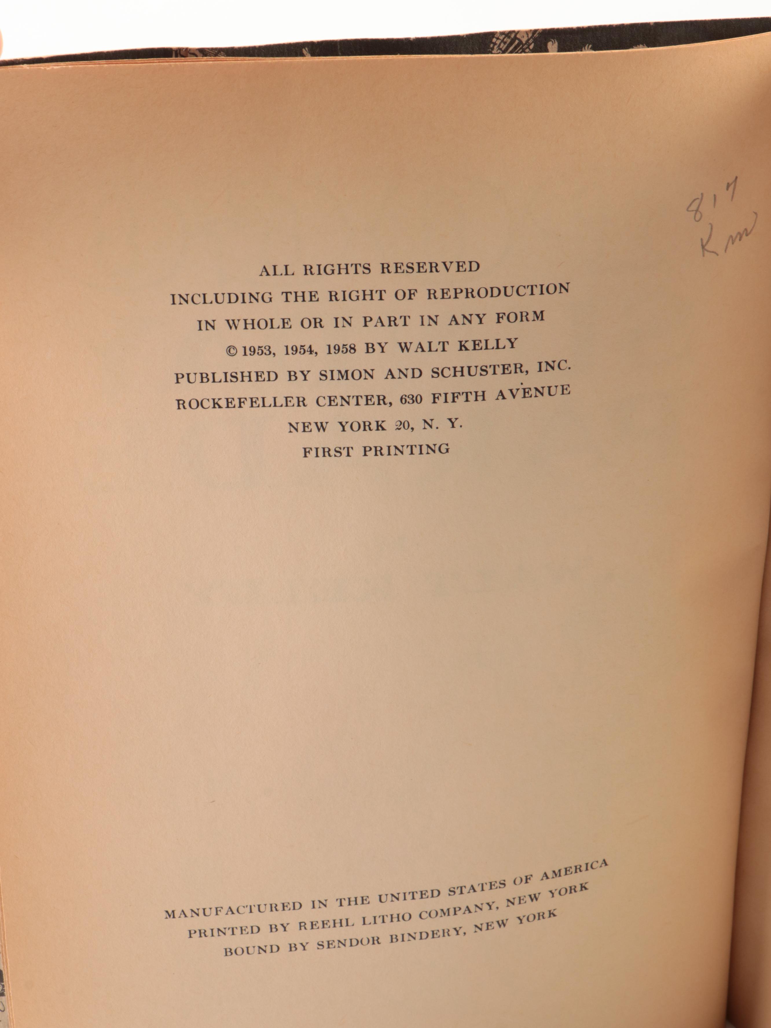 "The Jack Acid Society Black Book" and Other Pogo Books by Walt Kelly