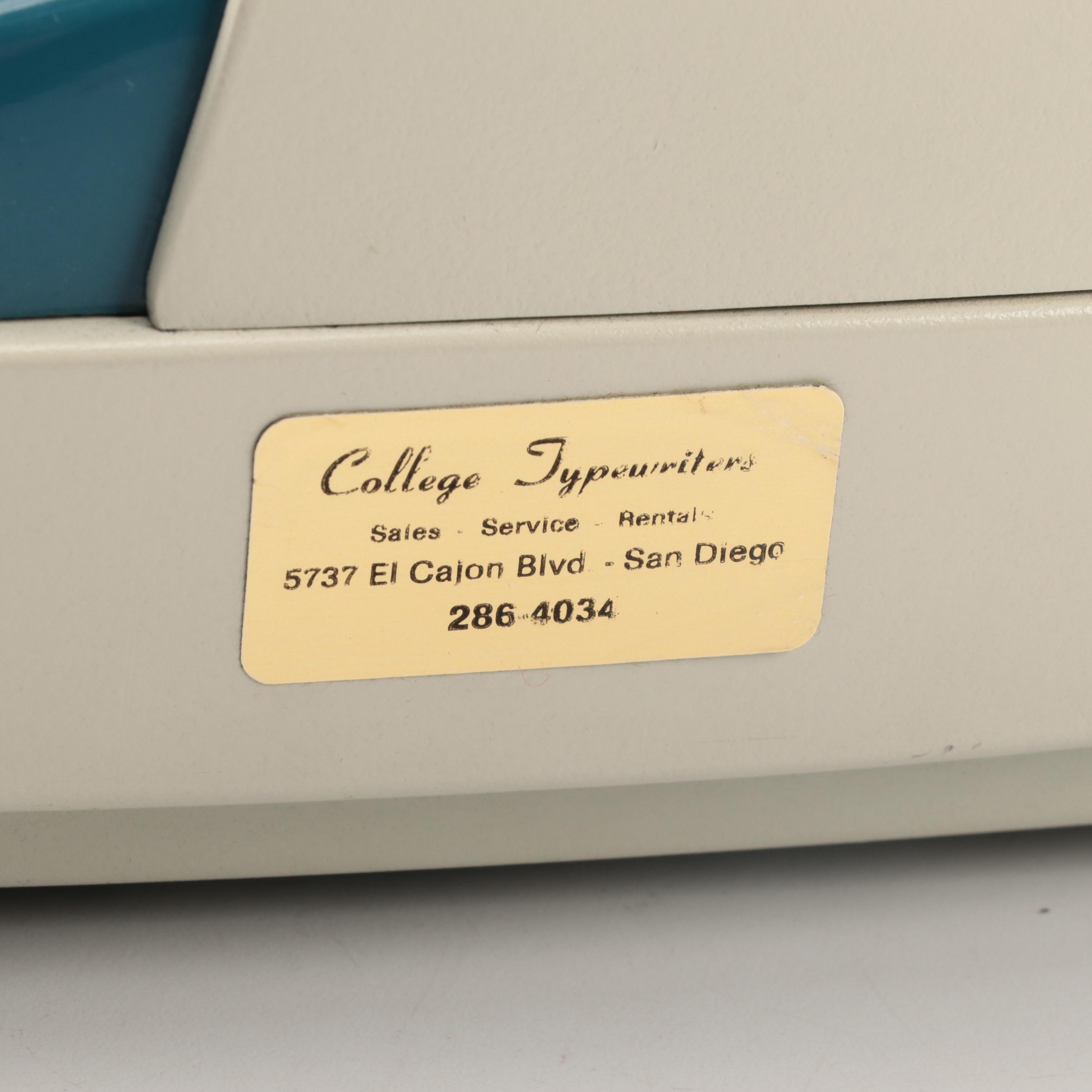 Smith Corona "Corona Seventy" Electric Typewriter with Case, 1970s