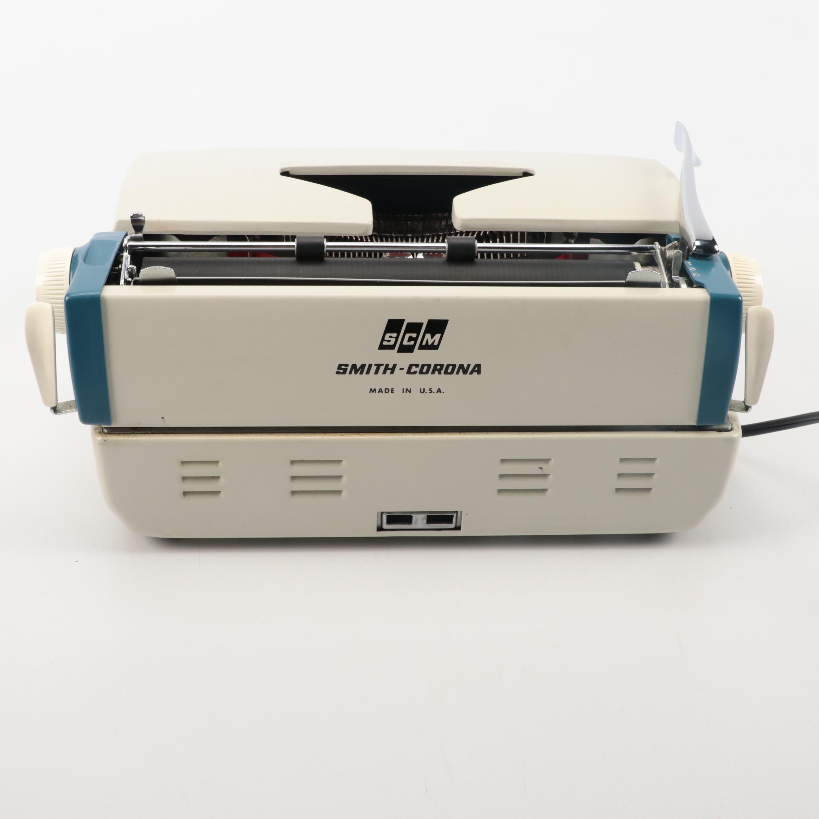 Smith Corona "Corona Seventy" Electric Typewriter with Case, 1970s