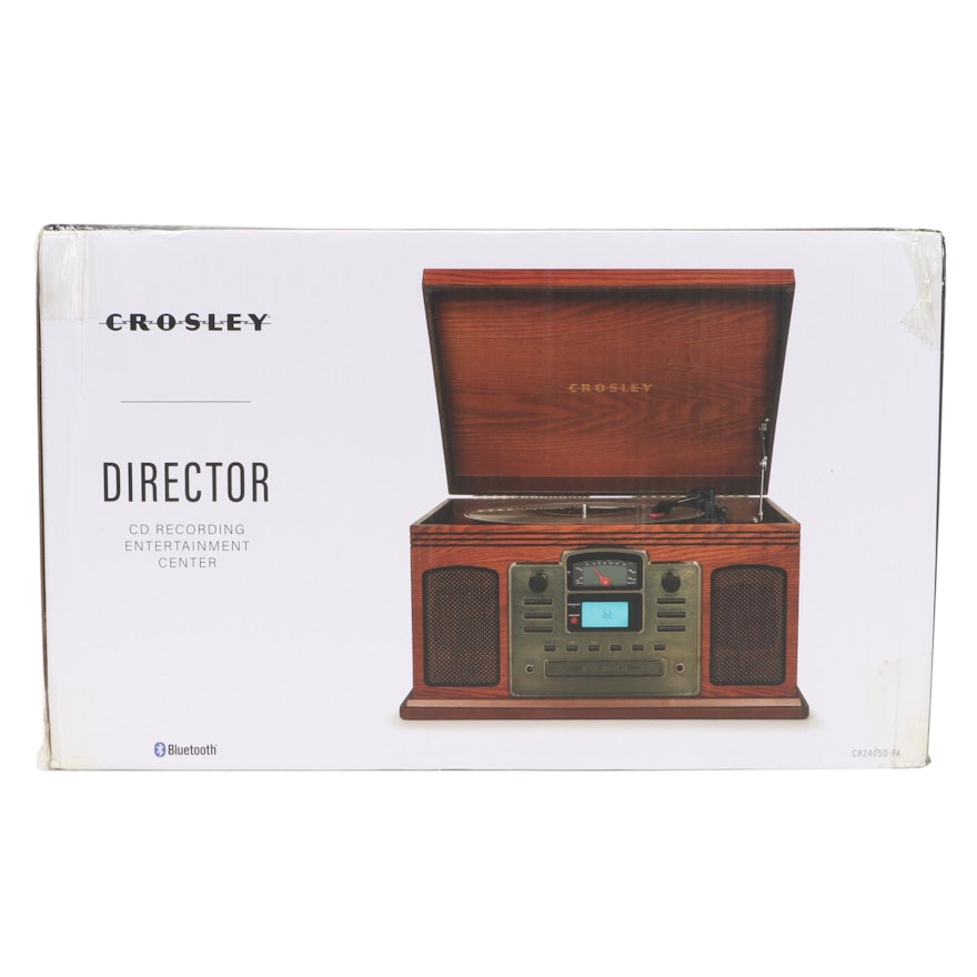 Crosley Combination Radio, LP/Cassette Deck With CD Recorder