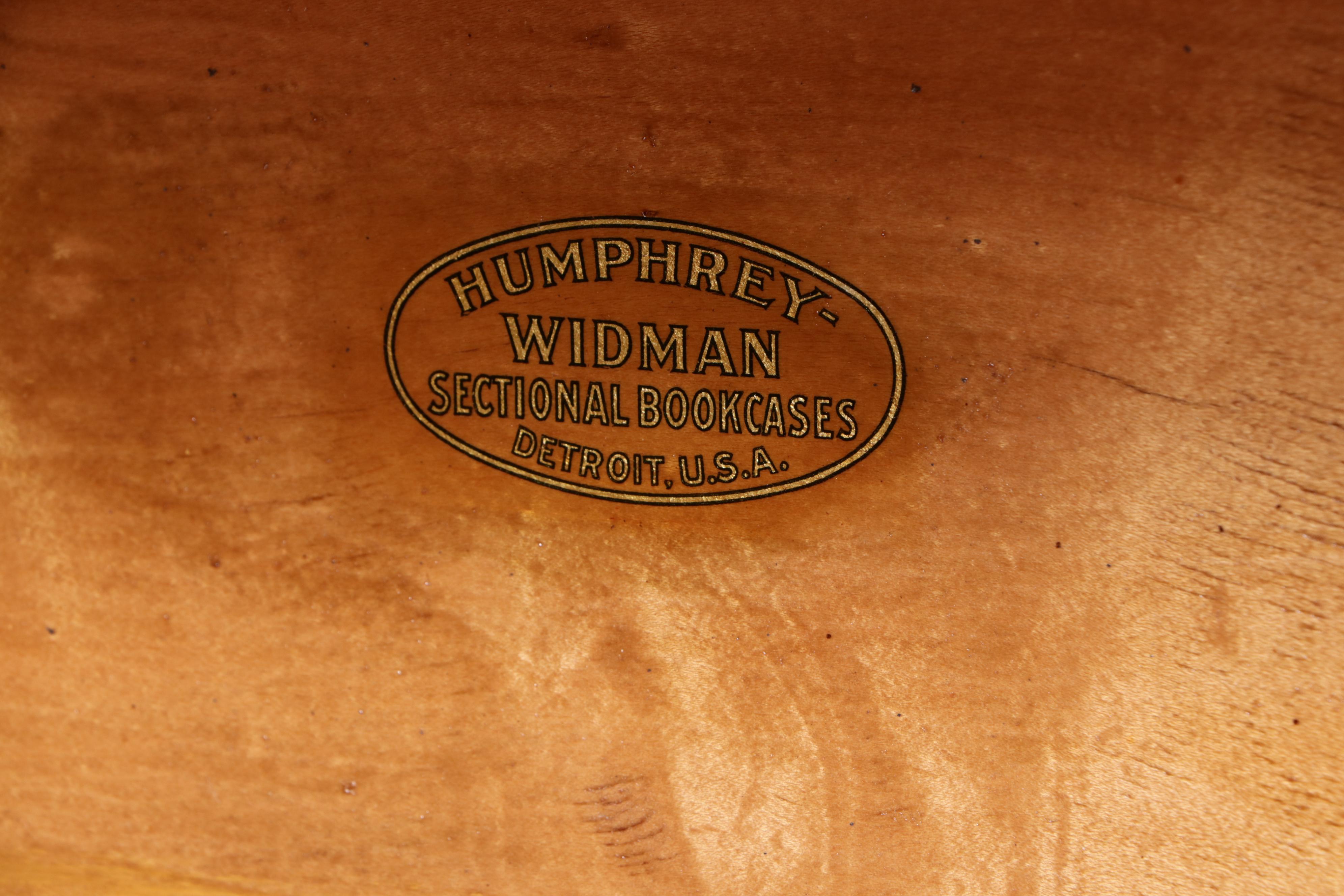 Humphrey-Widman Oak Barrister's Bookcase, Early to Mid-20th Century
