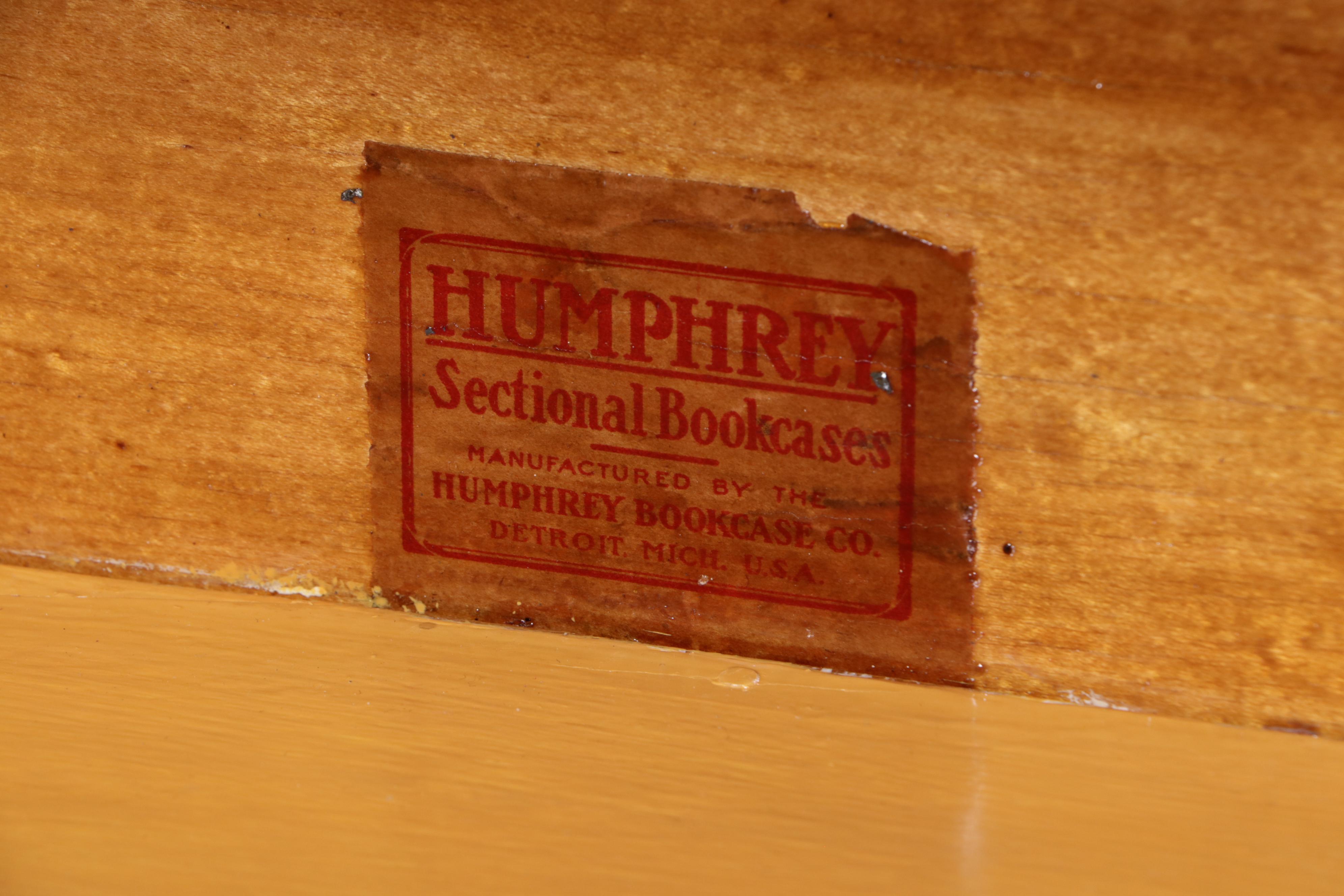Humphrey-Widman Oak Barrister's Bookcase, Early to Mid-20th Century