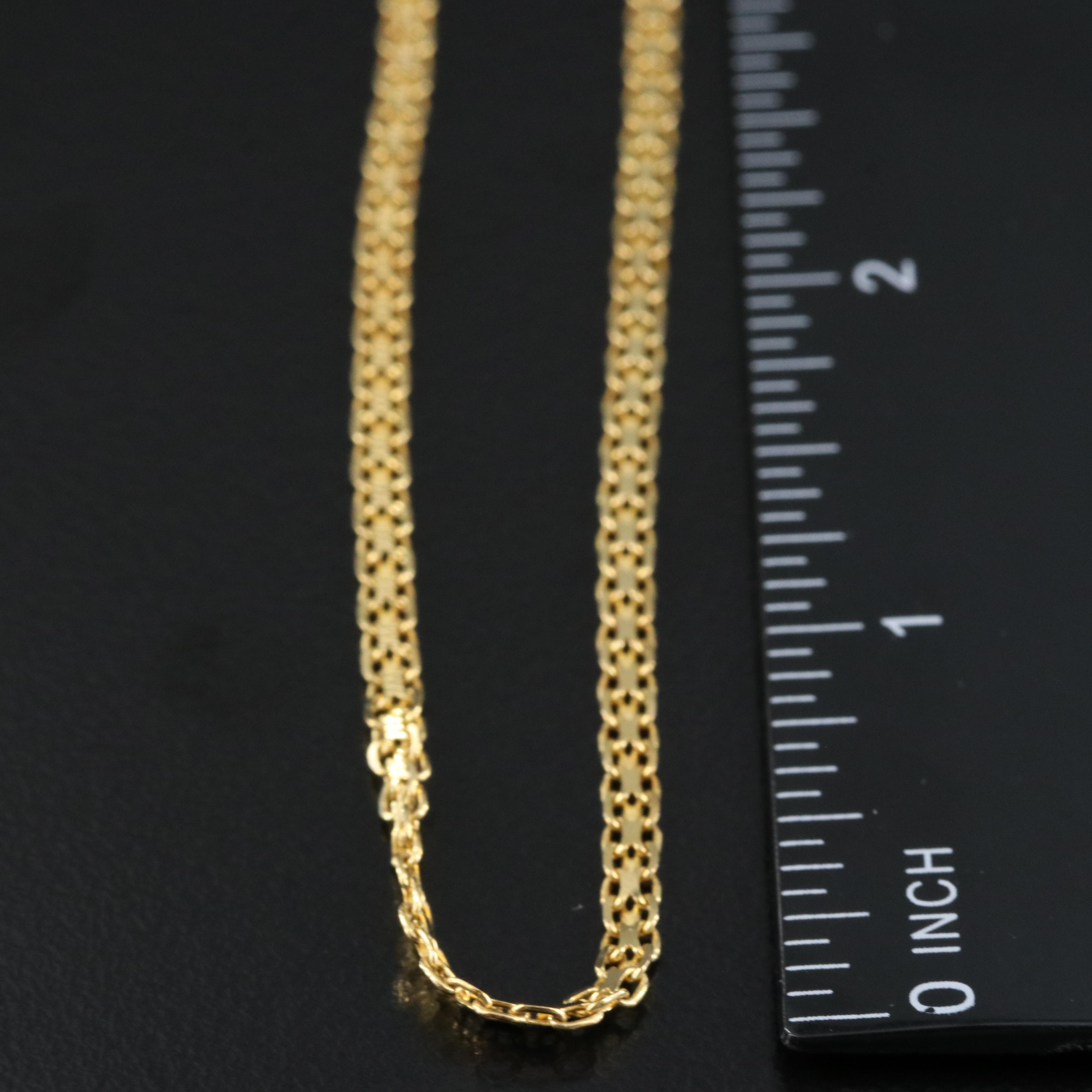 Italian 14K Bismark Chain
