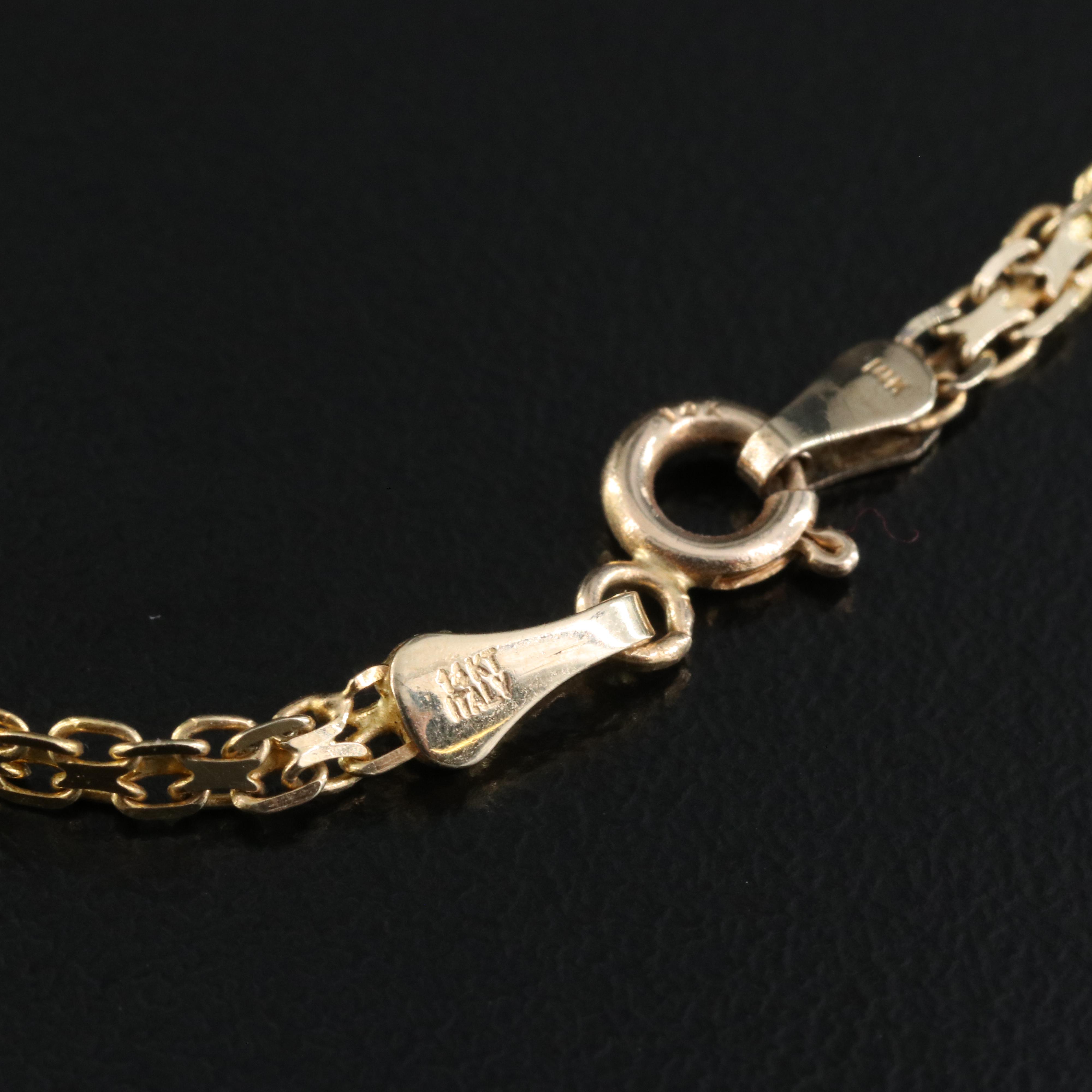 Italian 14K Bismark Chain