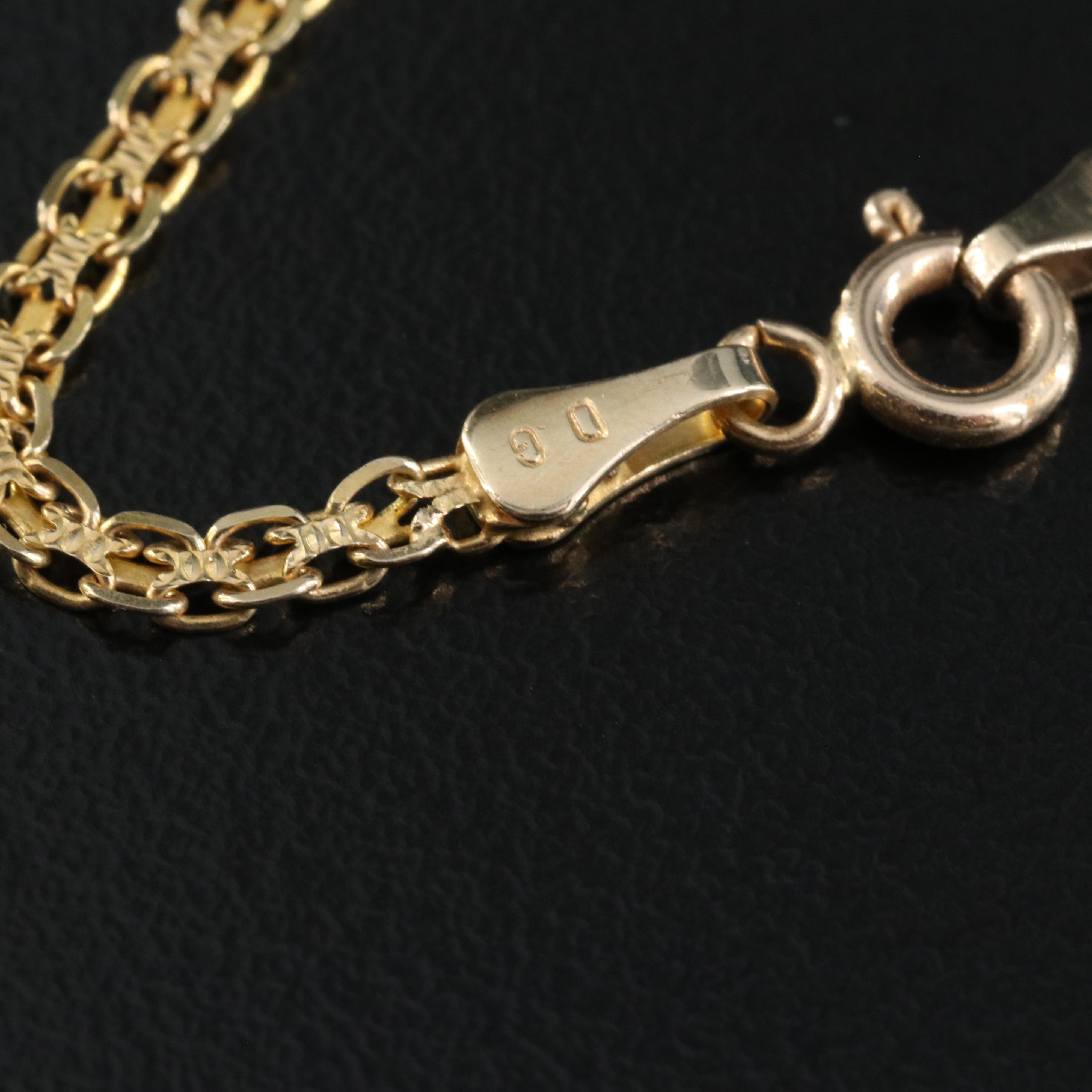 Italian 14K Bismark Chain
