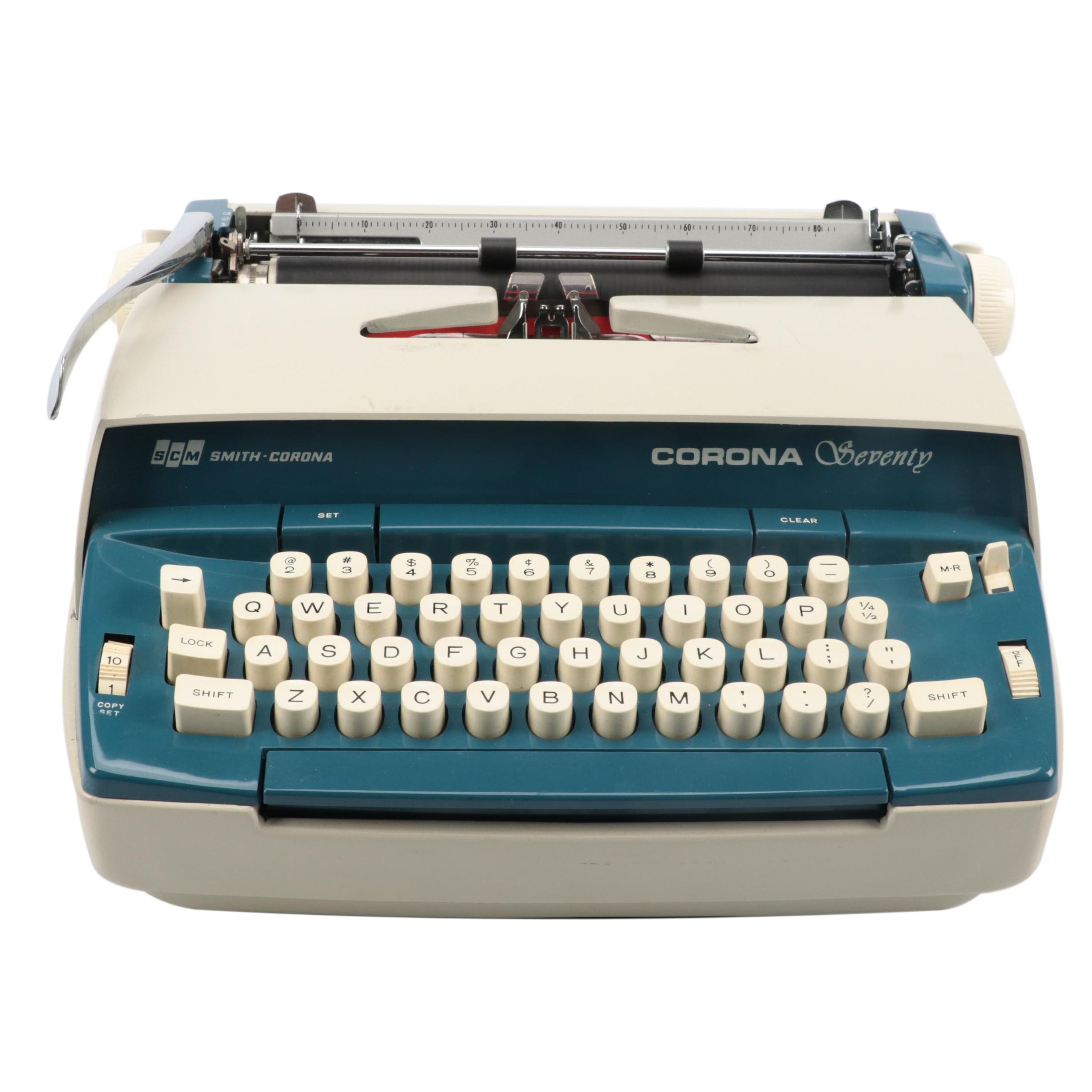 Smith Corona "Corona Seventy" Electric Typewriter with Case, 1970s
