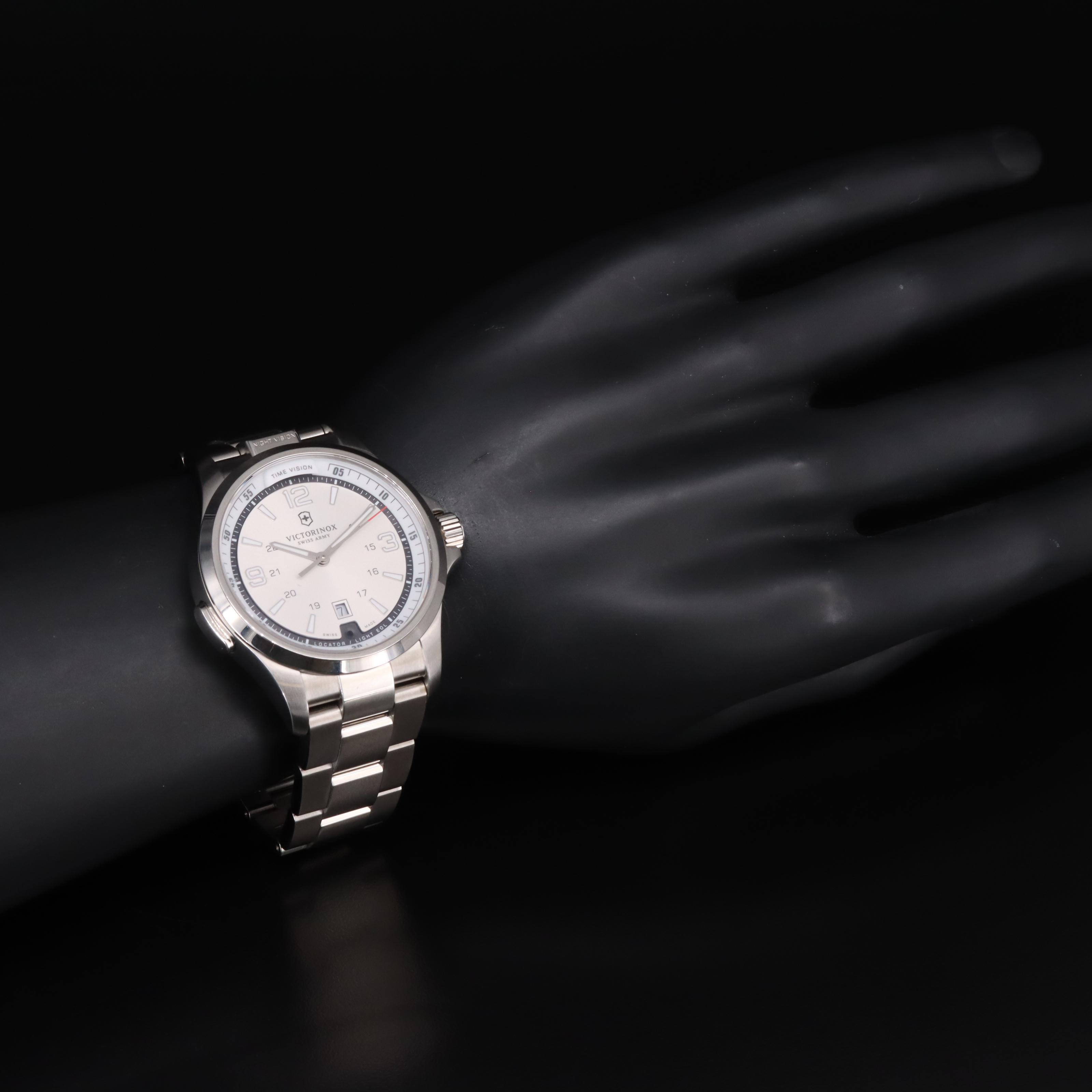 Victorinox Swiss Army Night Vision Stainless Steel Watch